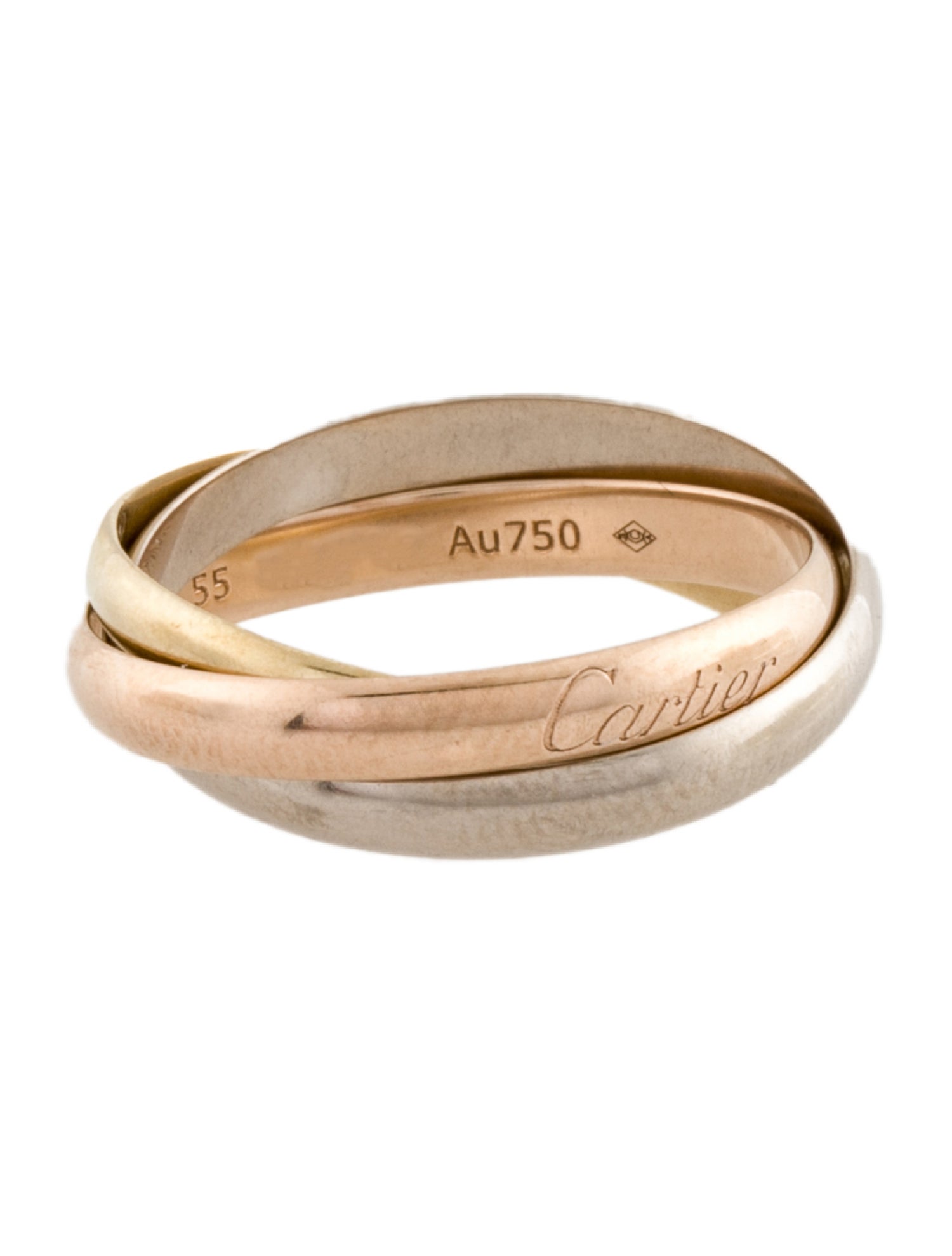 Cartier Vintage Trinity Ring, Small Model