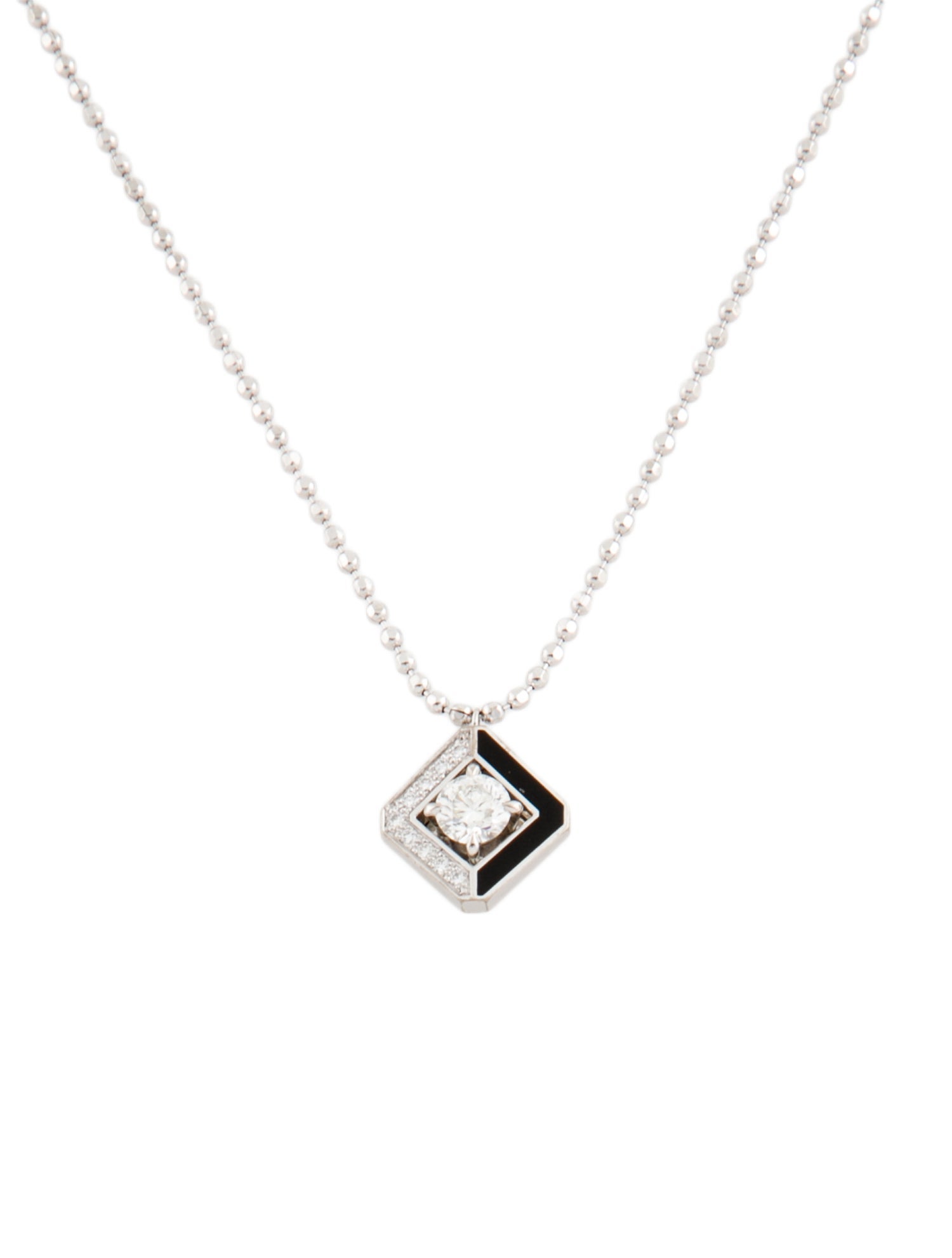 Cartier Diamond Galanterie de Cartier Pendant Necklace