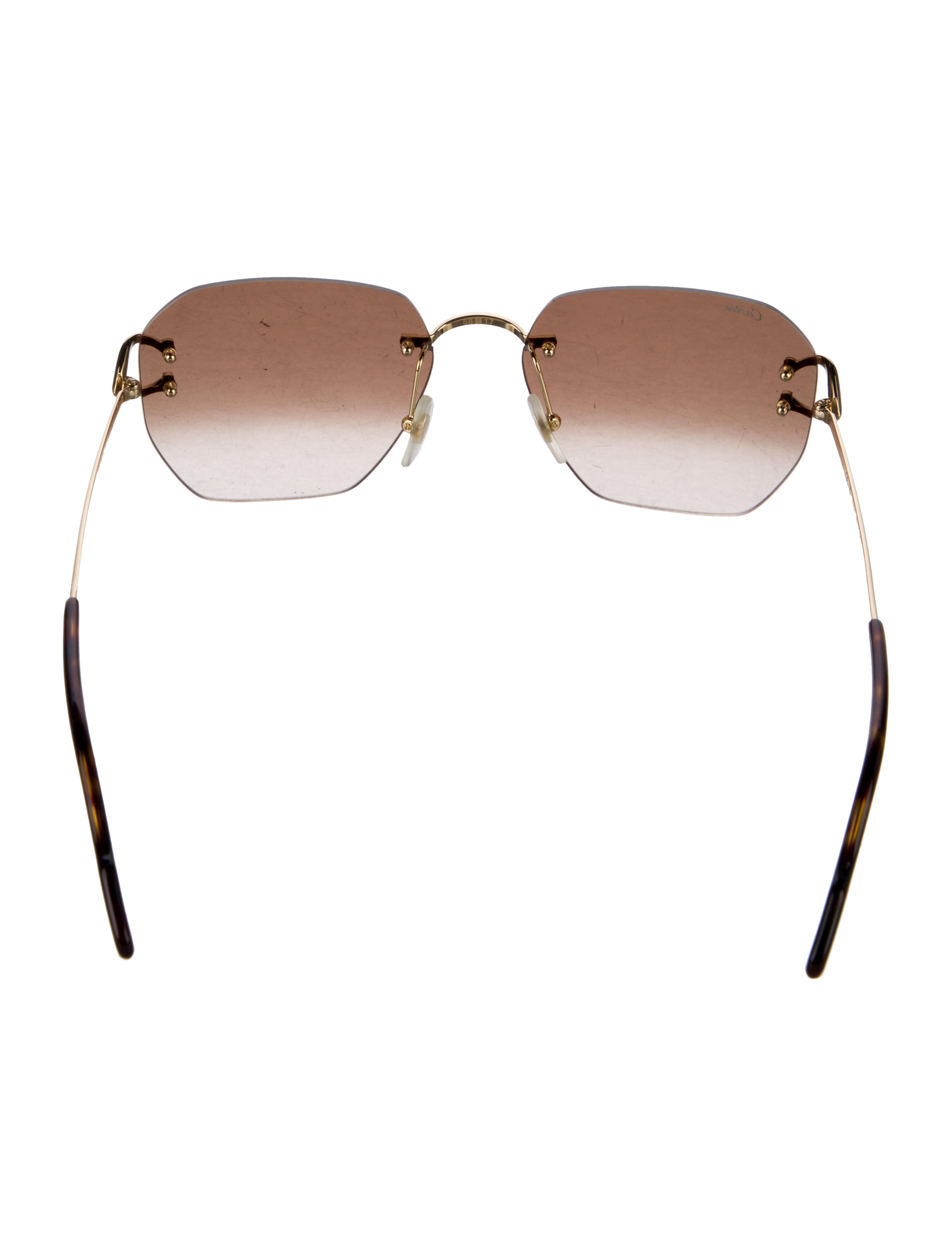 Cartier Signature C De Cartier Square Sunglasses