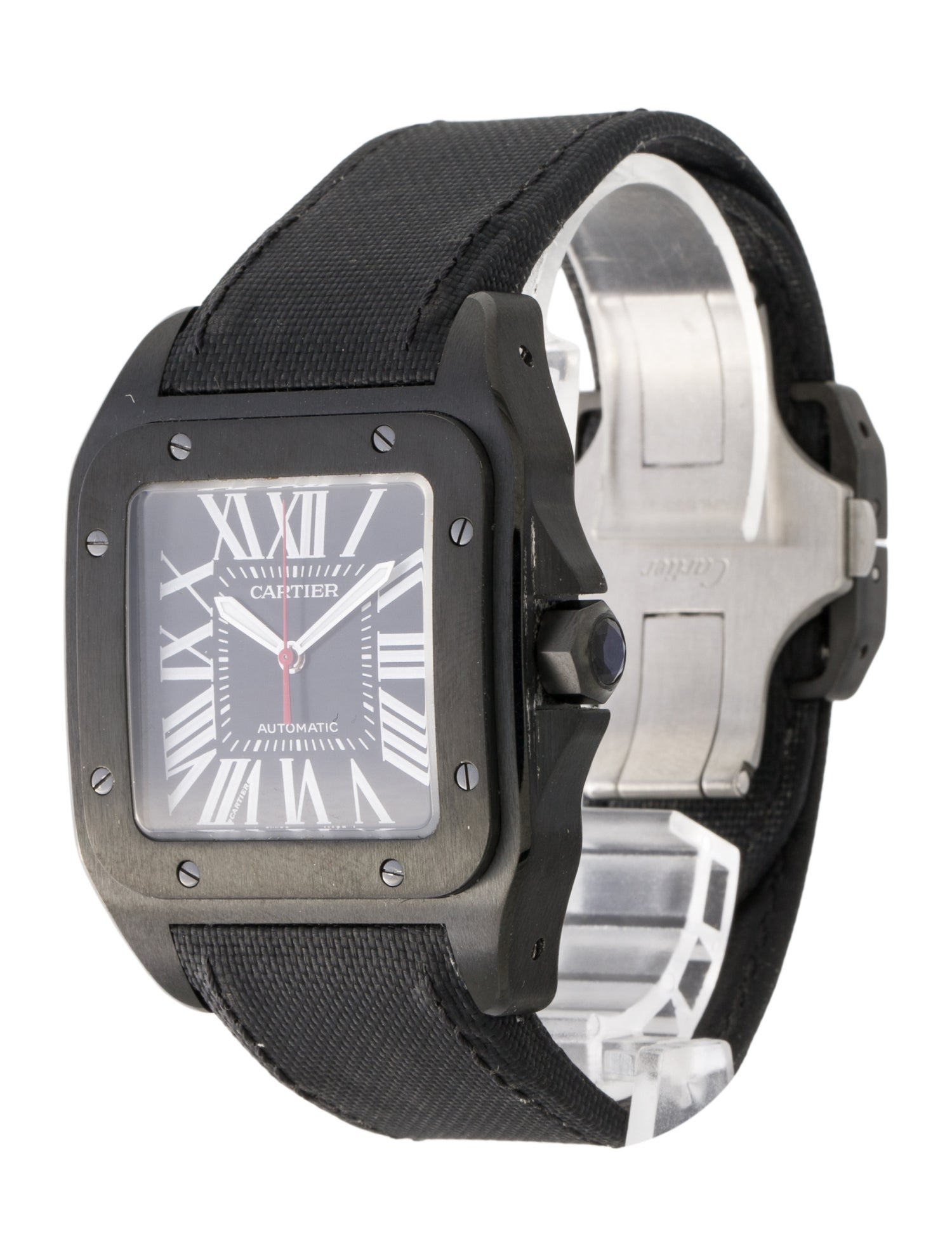 Cartier Santos 100 Carbon Watch