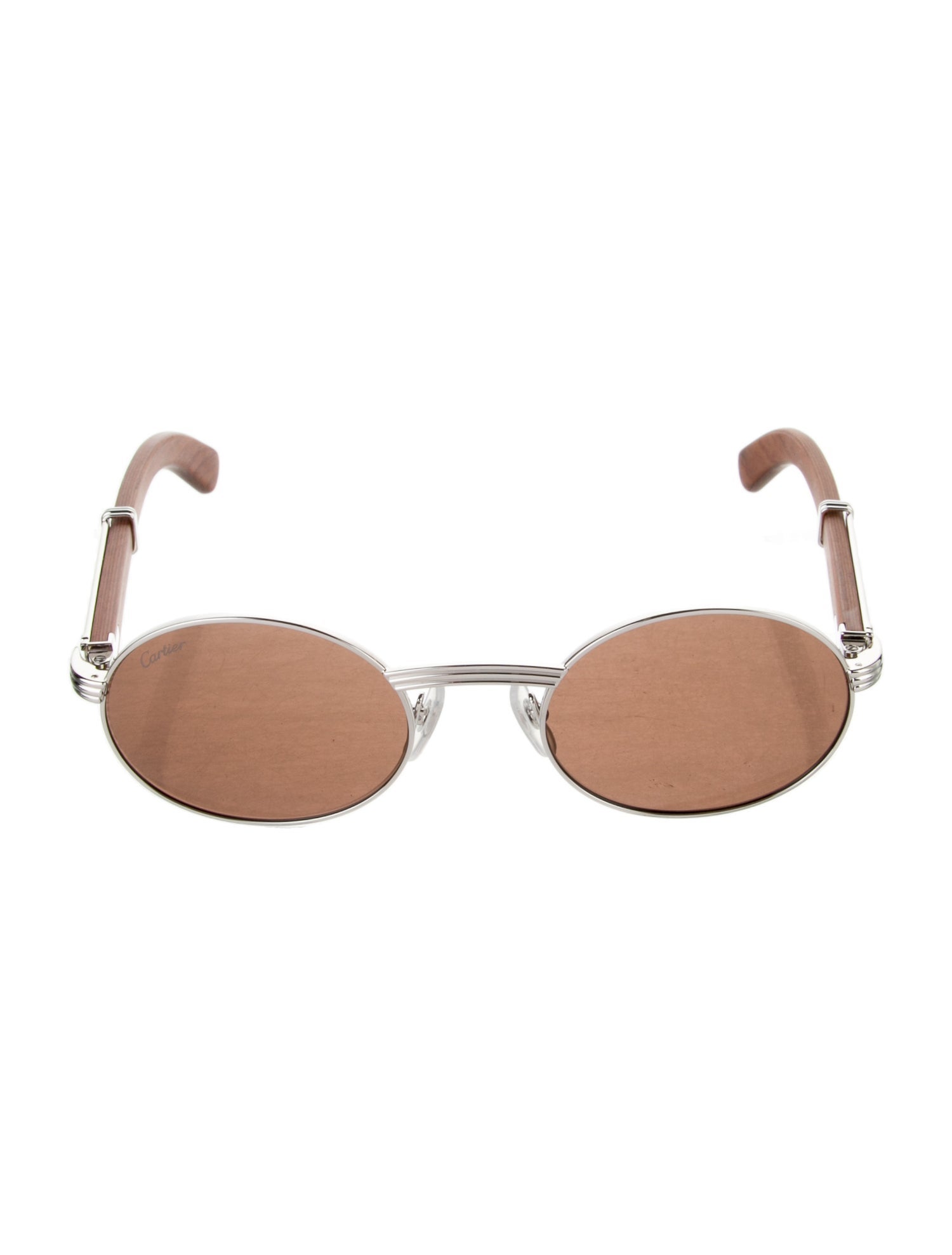 Cartier Round Mirrored Sunglasses