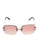 Cartier Square Tinted Sunglasses