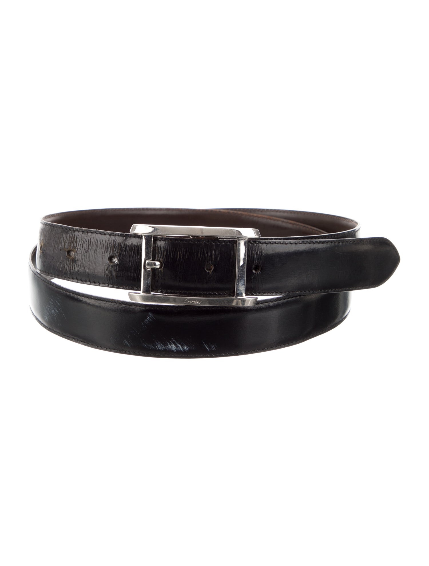 Cartier Skinny Leather Waist Belt