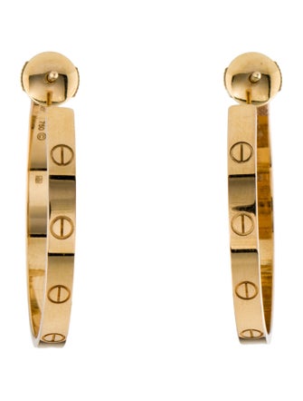 Cartier LOVE Hoop Earrings, Large Model