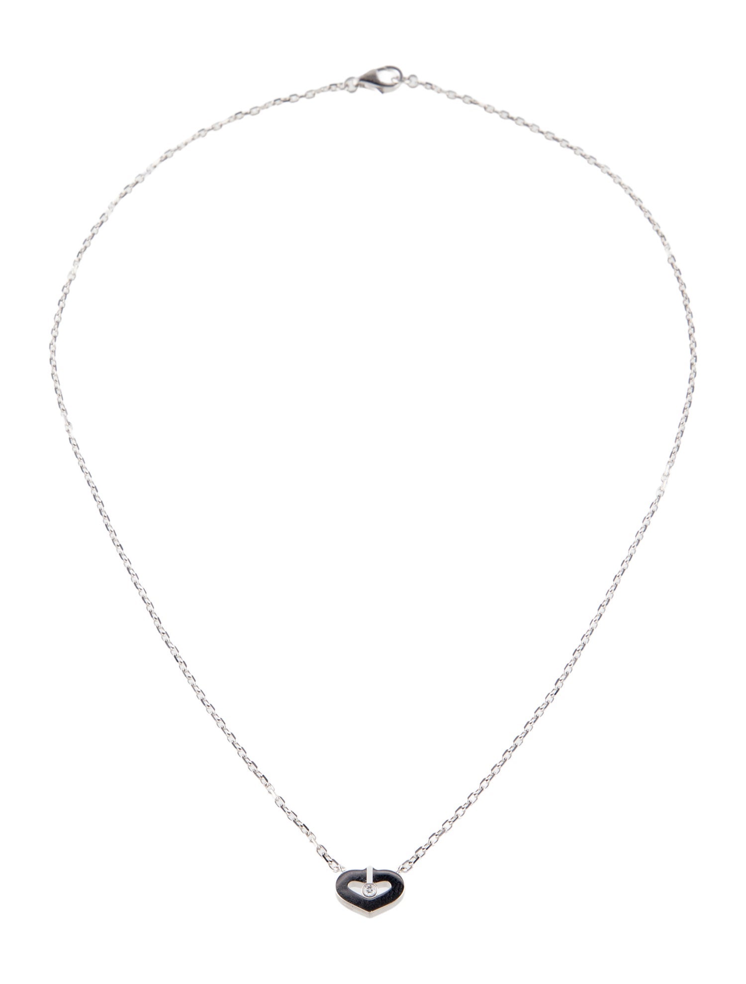 Cartier Hearts and Symbols Diamond Pendant Necklace