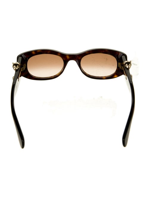 Cartier 'Panthere De Cartier' Wayfarer Sunglasses