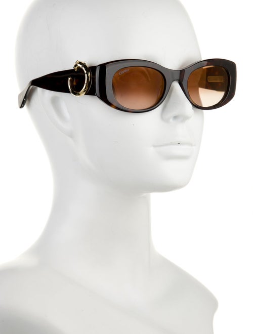 Cartier 'Panthere De Cartier' Wayfarer Sunglasses
