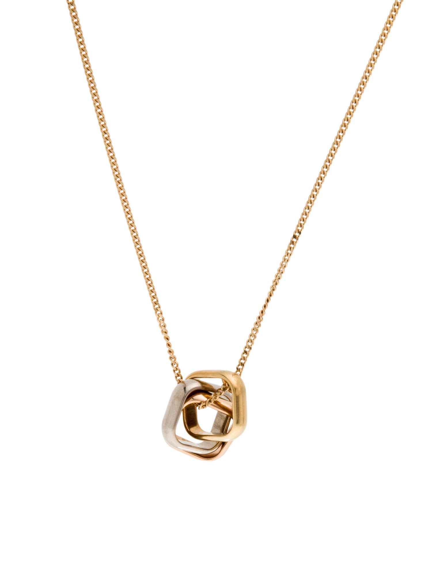 Cartier Trinity Necklace, Cushion Shape