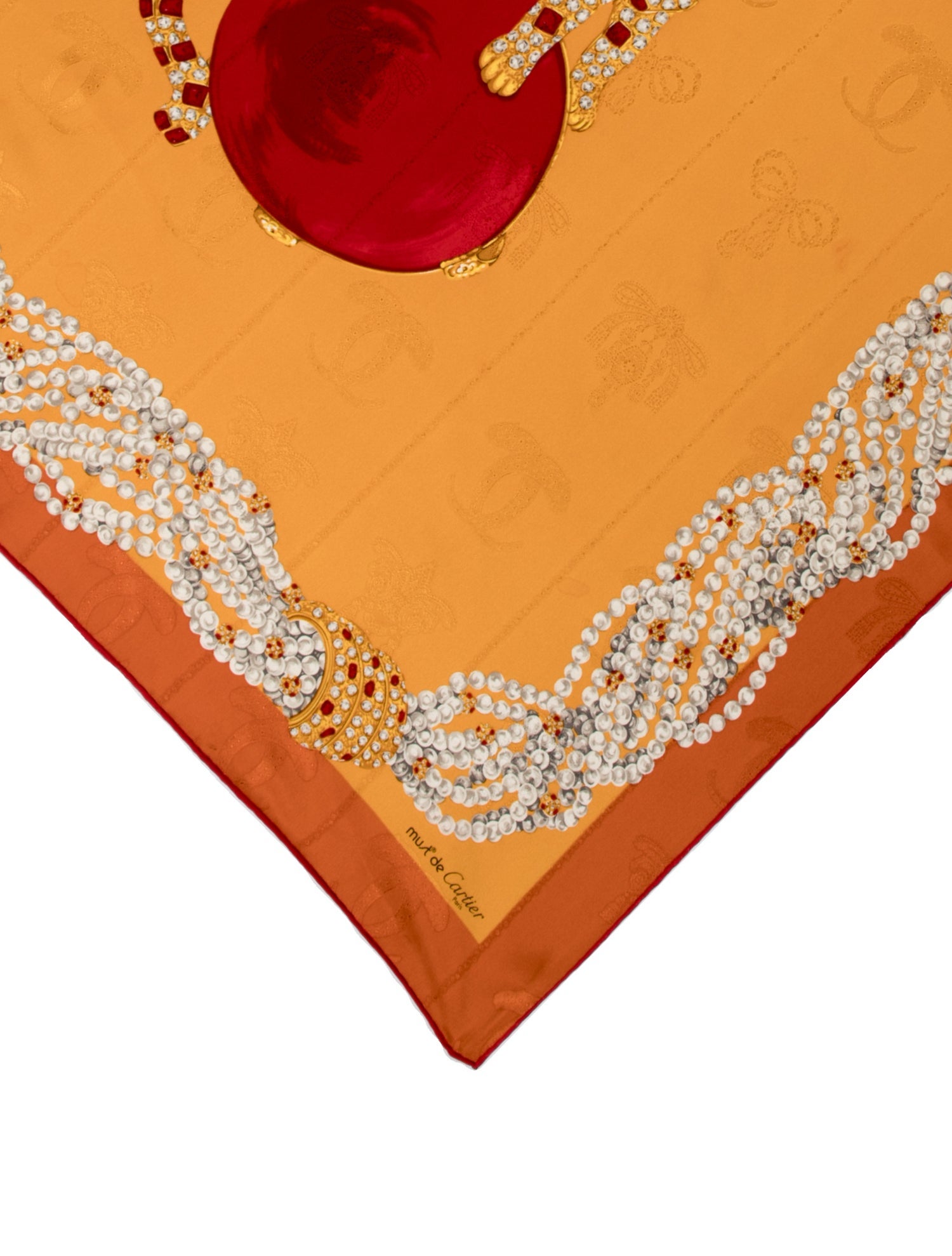 Must de Cartier Silk Printed Scarf