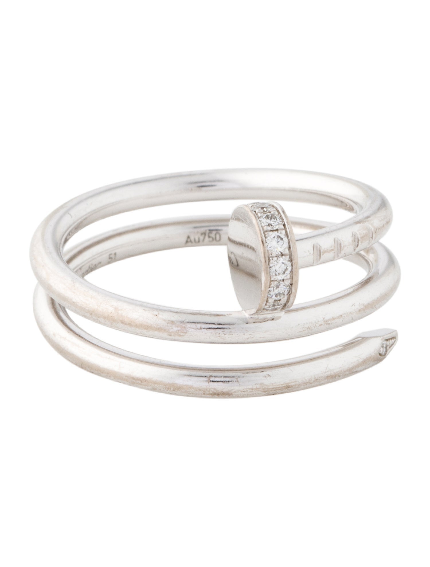 Cartier Diamond Double Juste Un Clou Ring