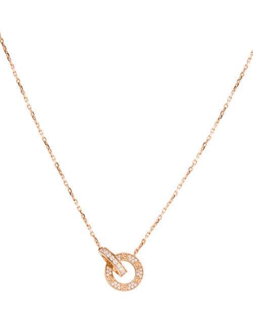 Cartier LOVE Pendant, Paved