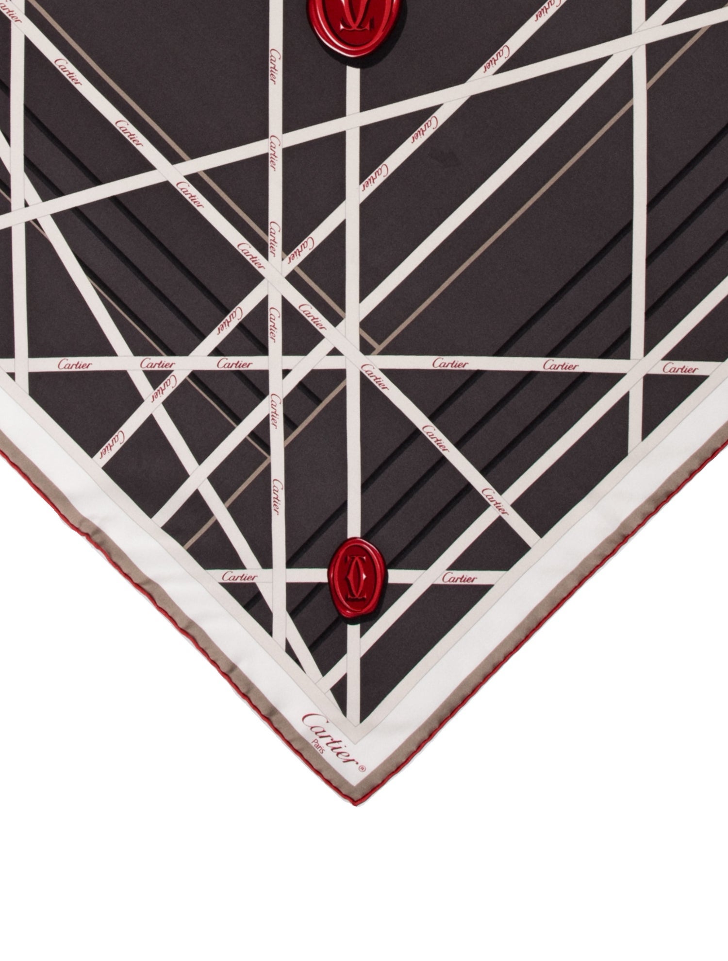 Cartier Silk Printed Scarf