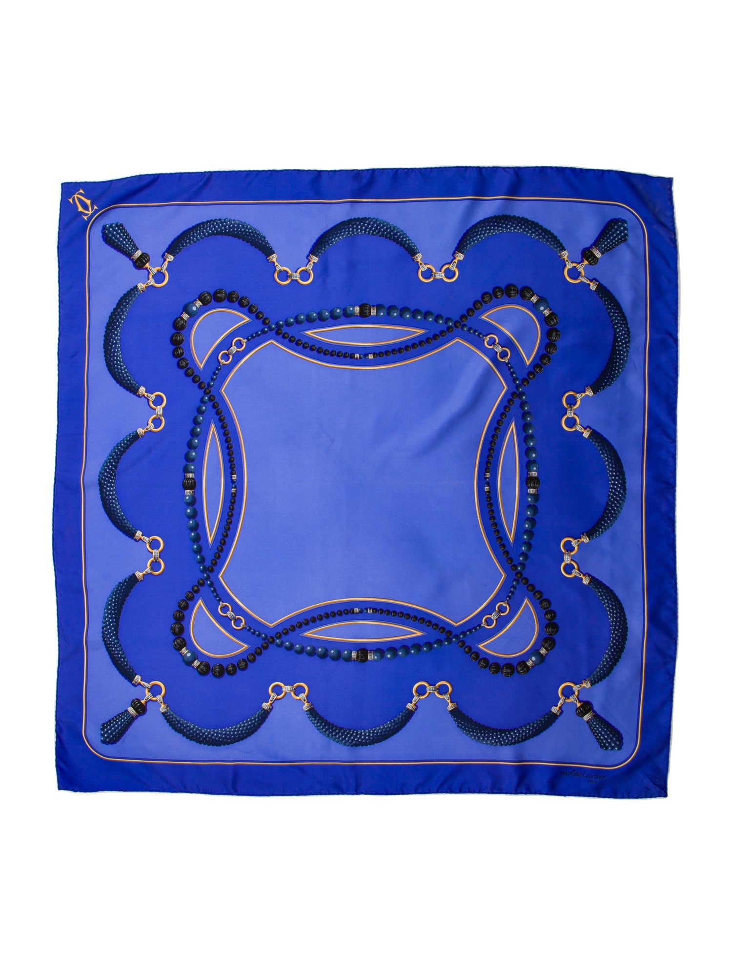 Cartier Silk Printed Scarf