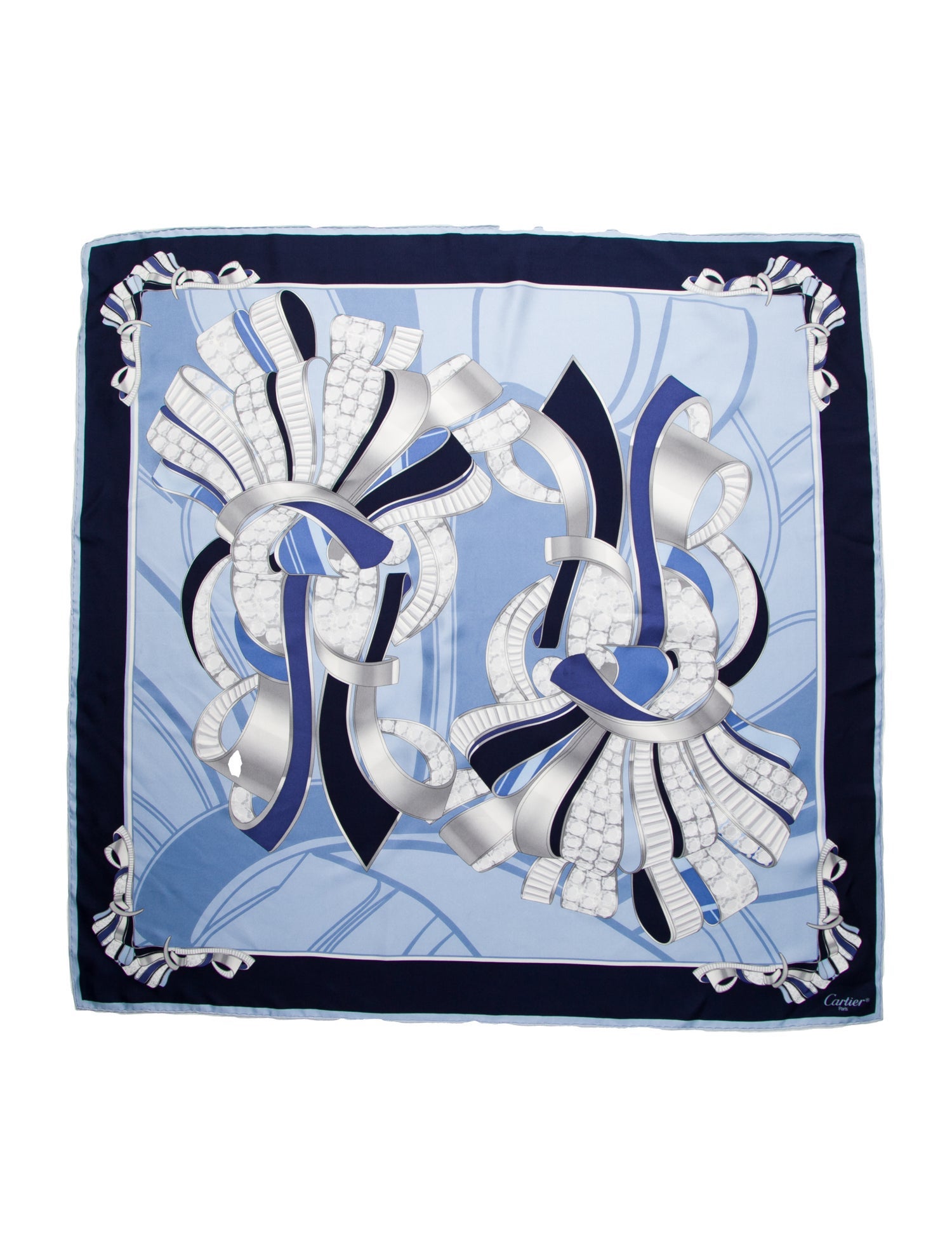 Cartier Silk Printed Scarf