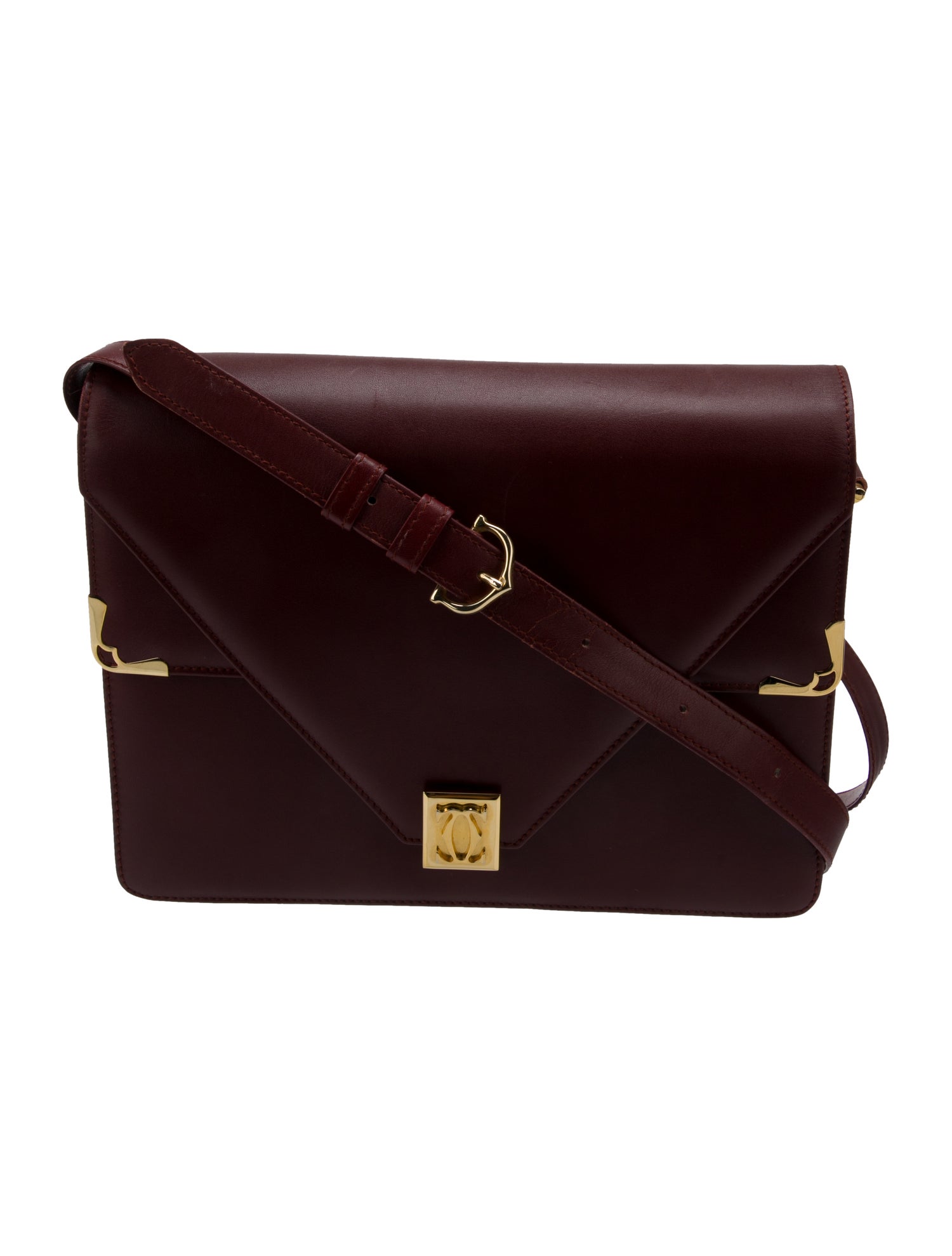 Cartier Leather Messenger Bag