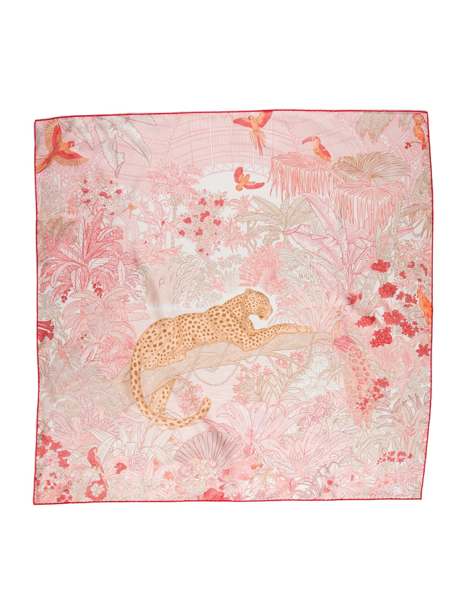 Cartier Silk Printed Scarf