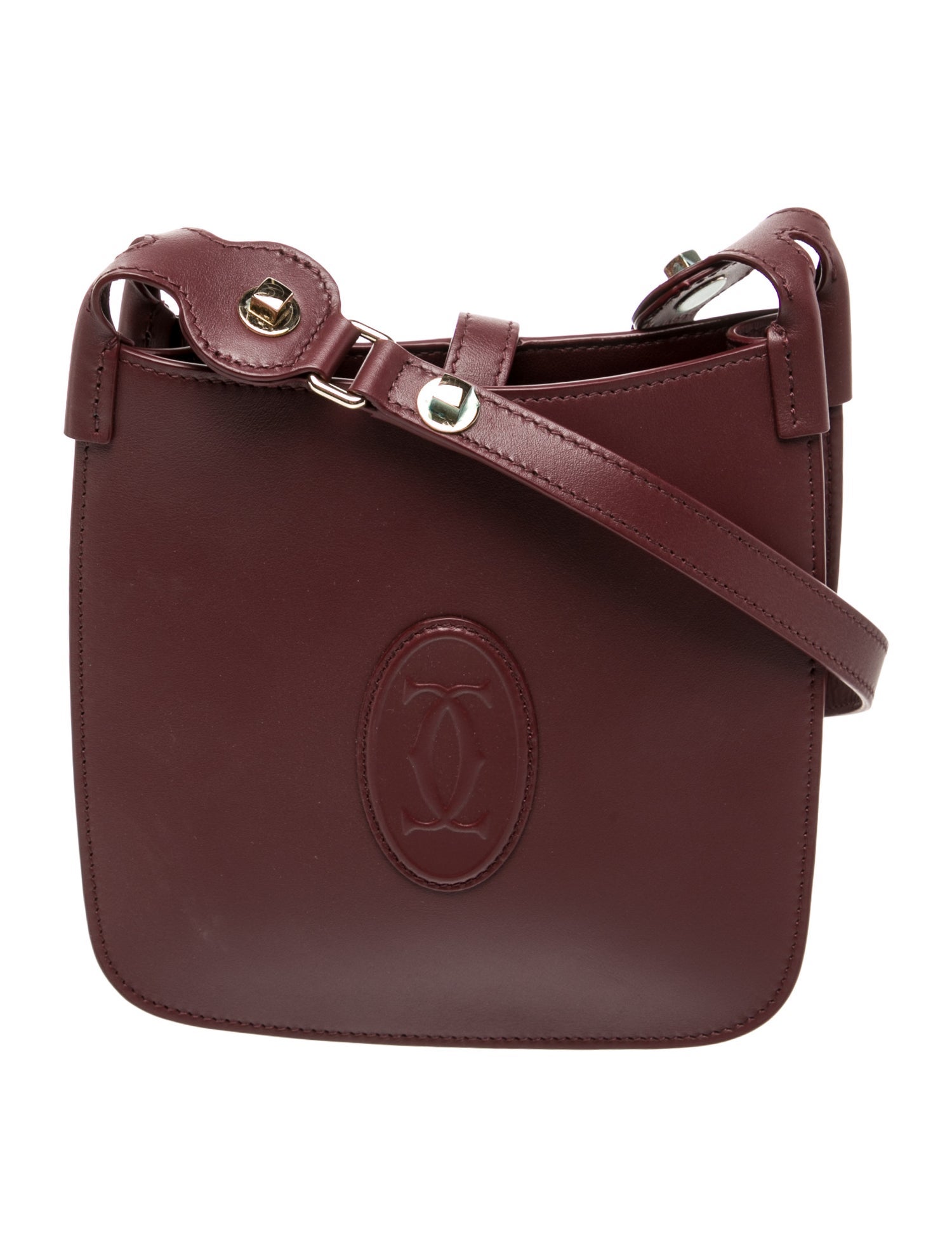 Cartier Leather Messenger Bag