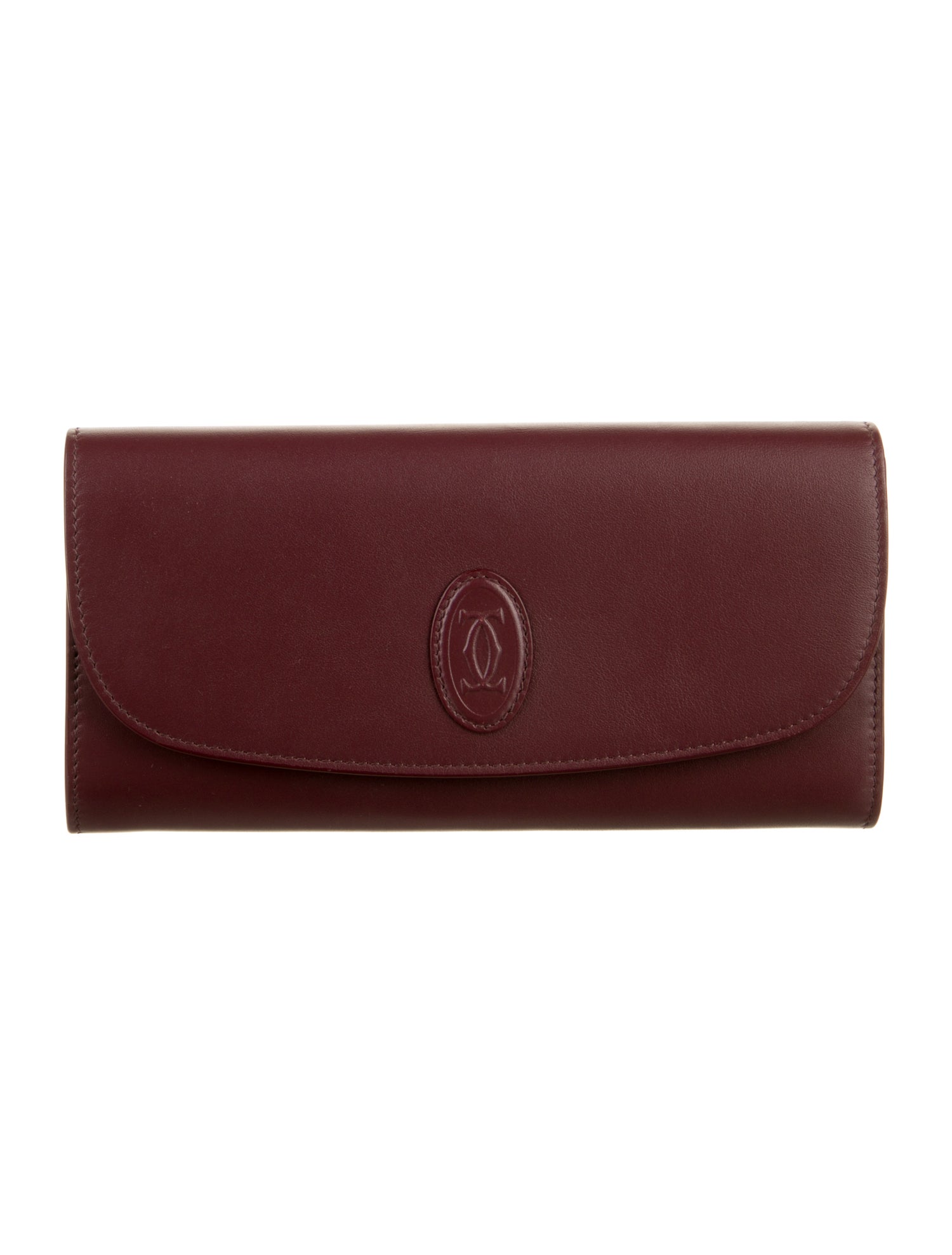 Cartier Signature Logo Leather Continental Wallet