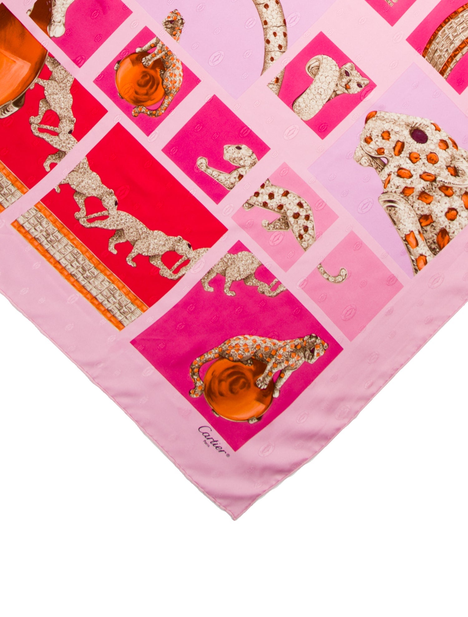 Cartier Silk Printed Scarf