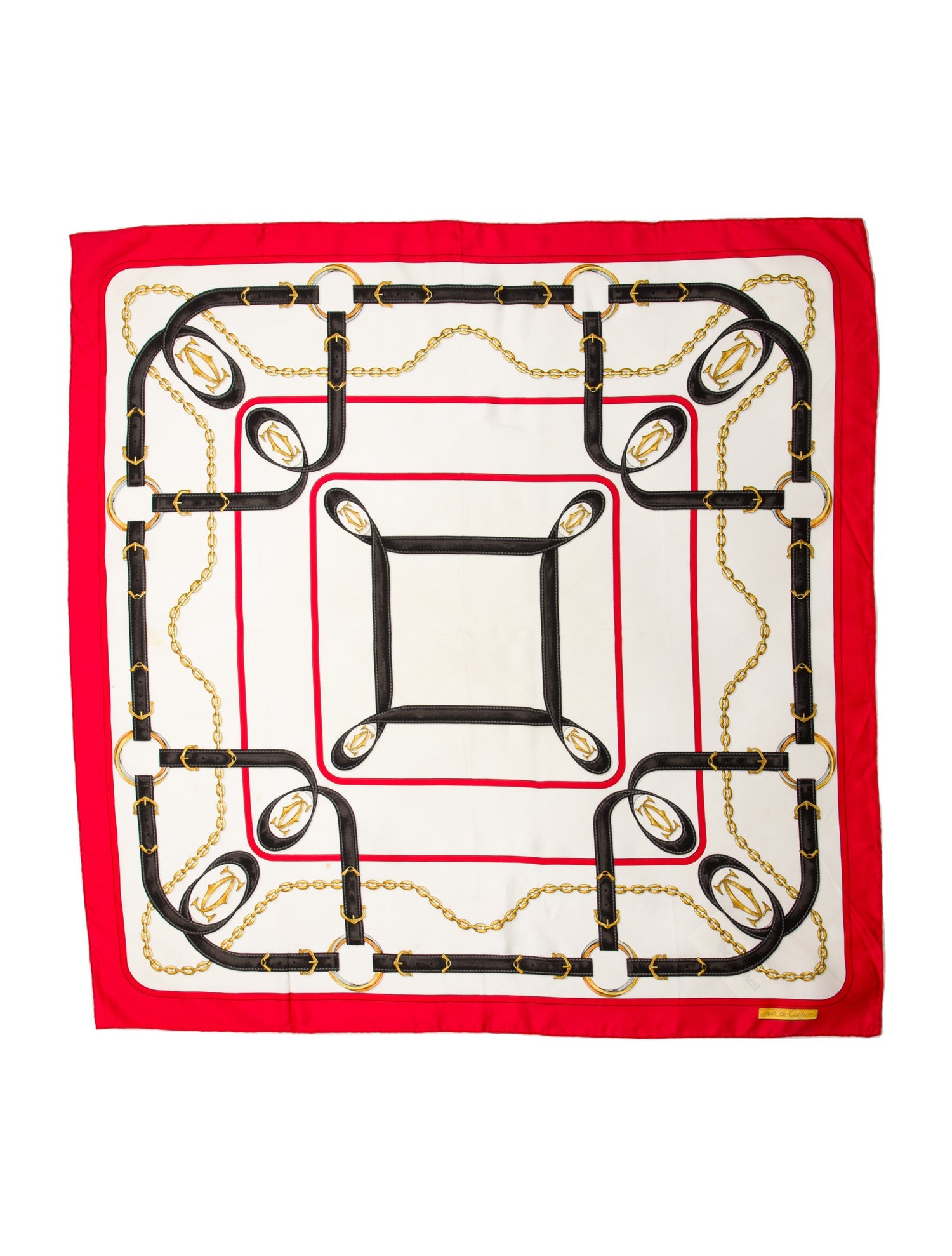 Cartier Silk Printed Scarf