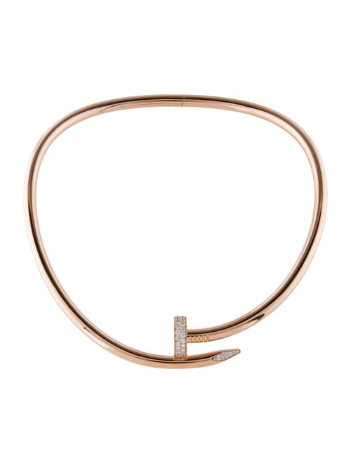 Cartier Juste un Clou Torque Necklace, Extra-Large Model, Diamonds