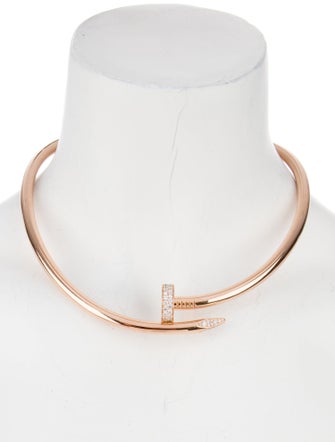 Cartier Juste un Clou Torque Necklace, Extra-Large Model, Diamonds