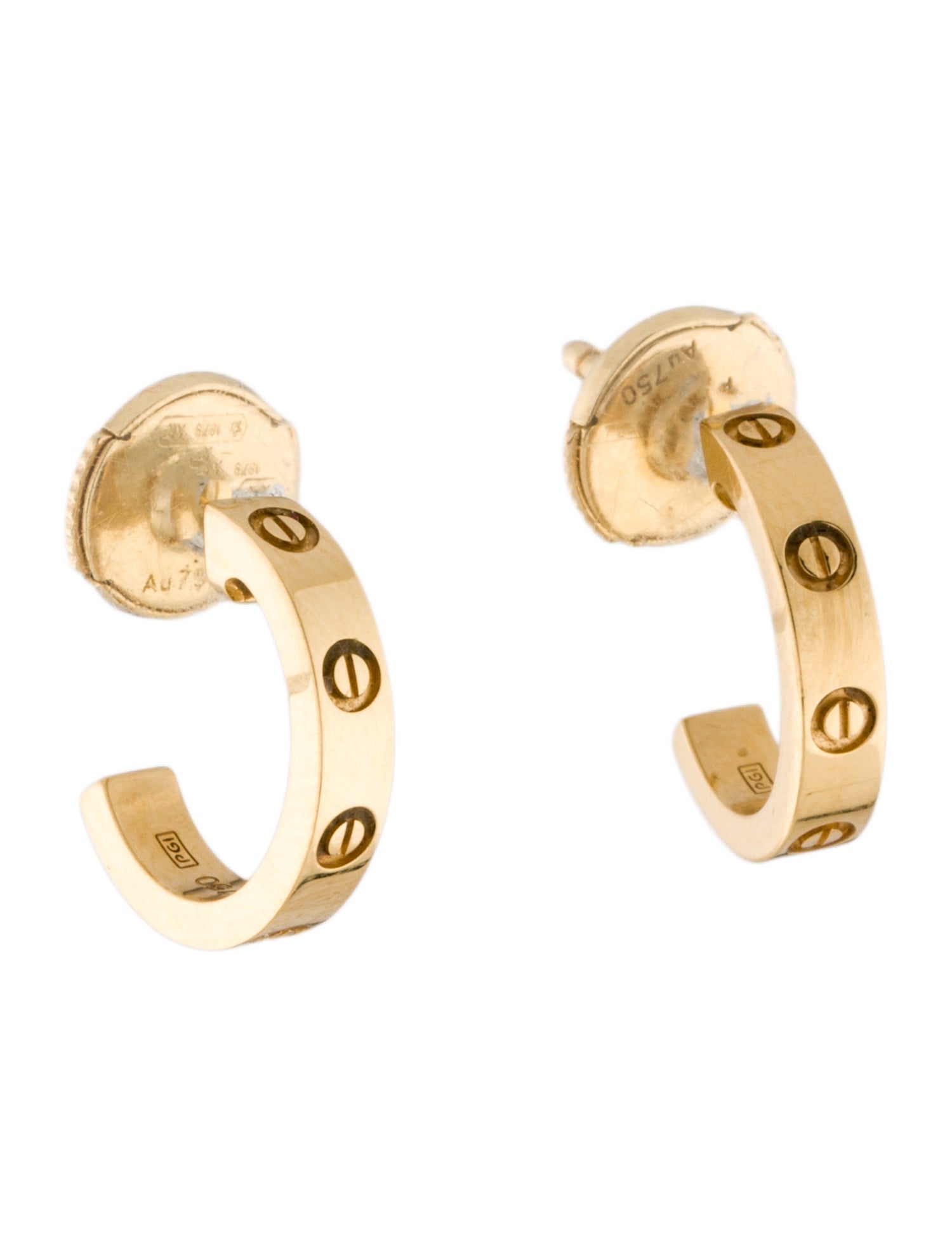 Cartier LOVE Hoop Earrings, Small Model