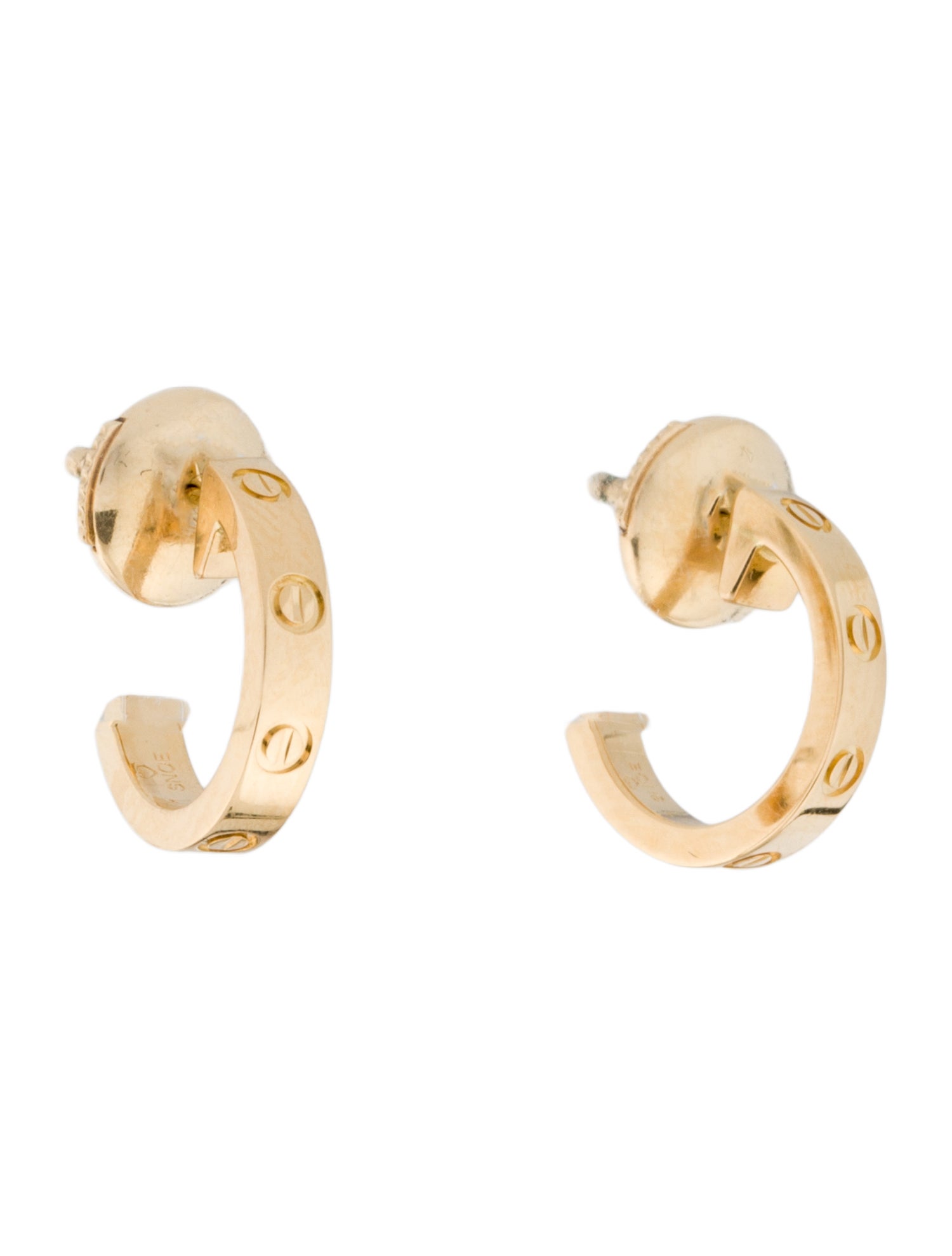 Cartier Small LOVE Hoop Earrings