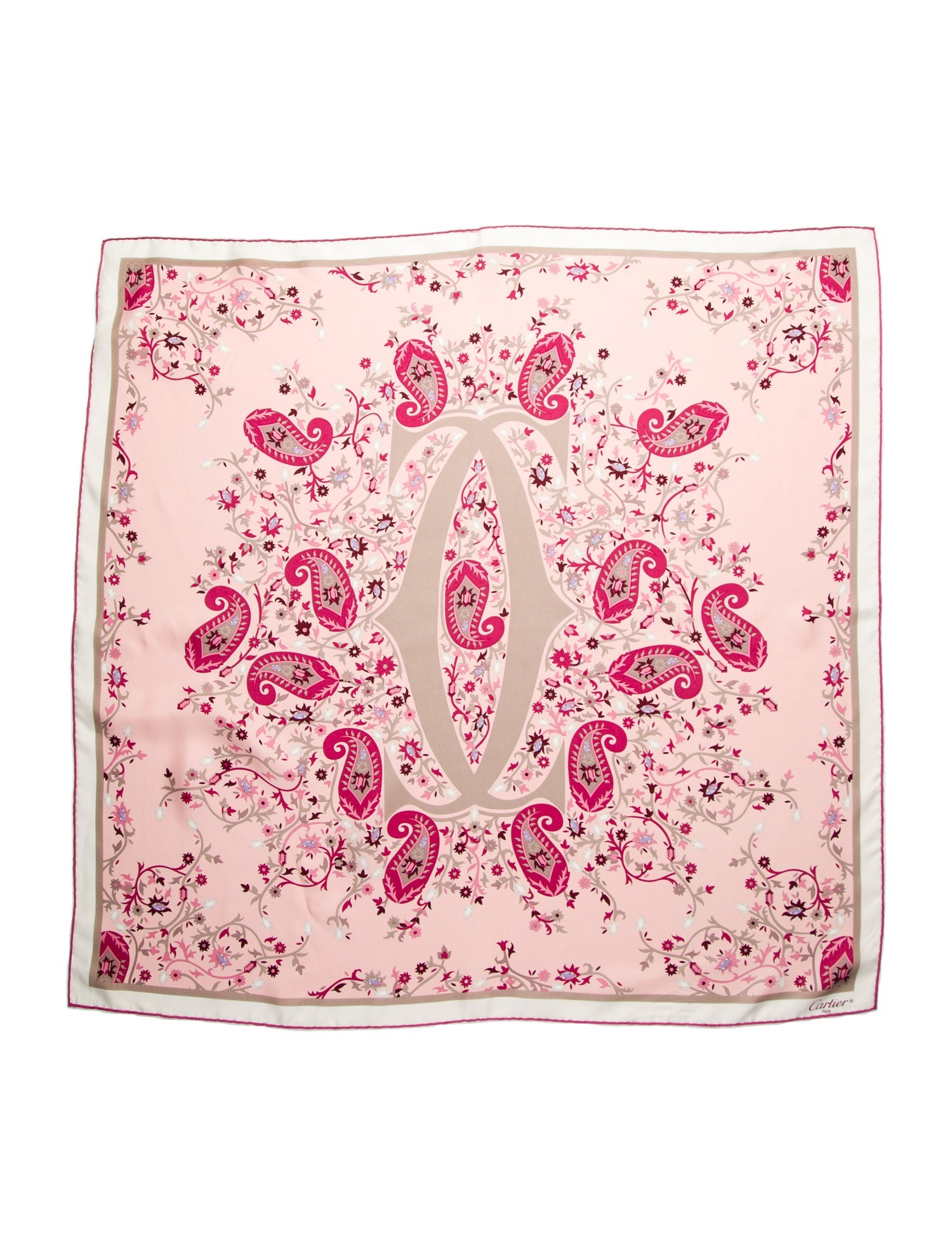 Cartier Silk Printed Scarf