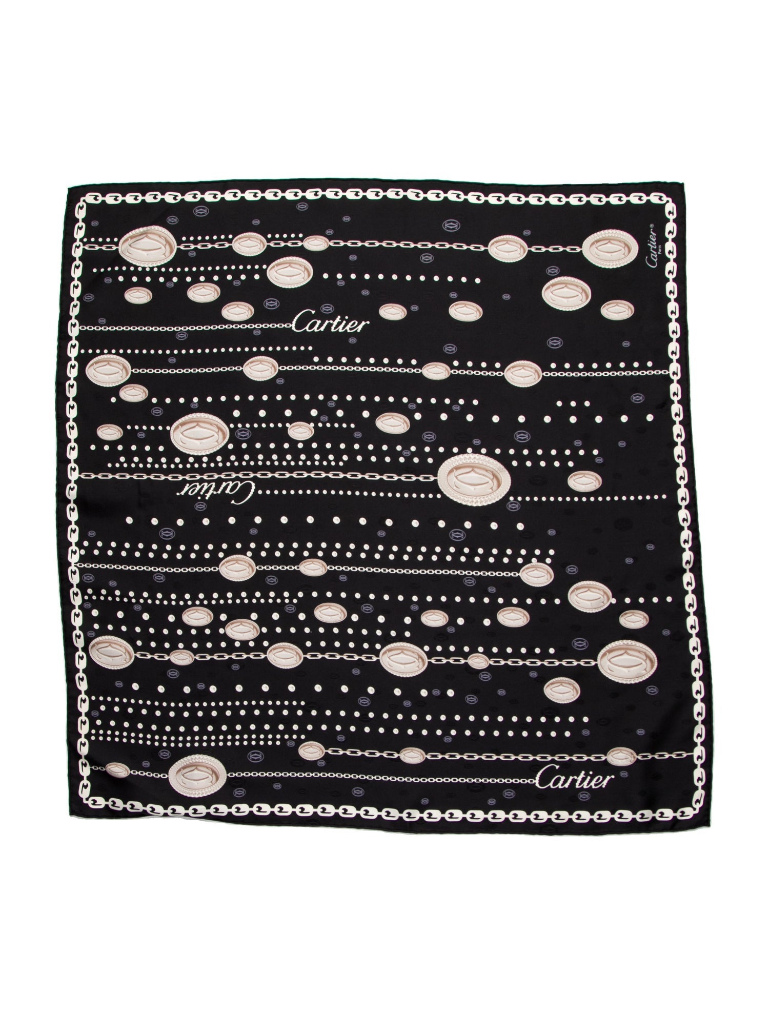 Cartier Silk Printed Scarf