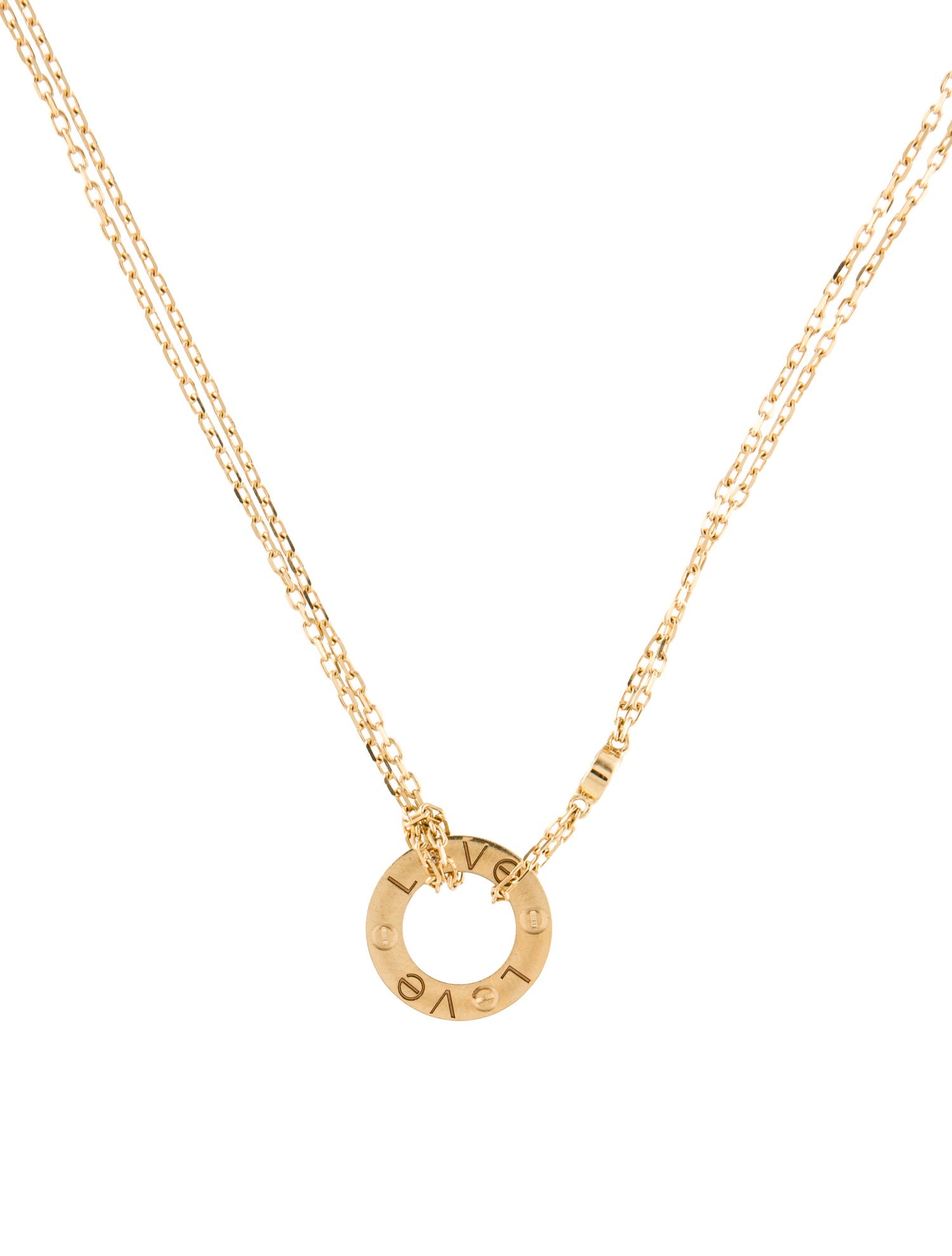 Cartier Love Pendant, 2 Diamonds