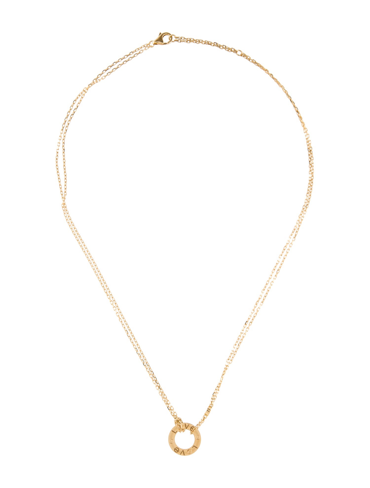 Cartier Love Pendant, 2 Diamonds