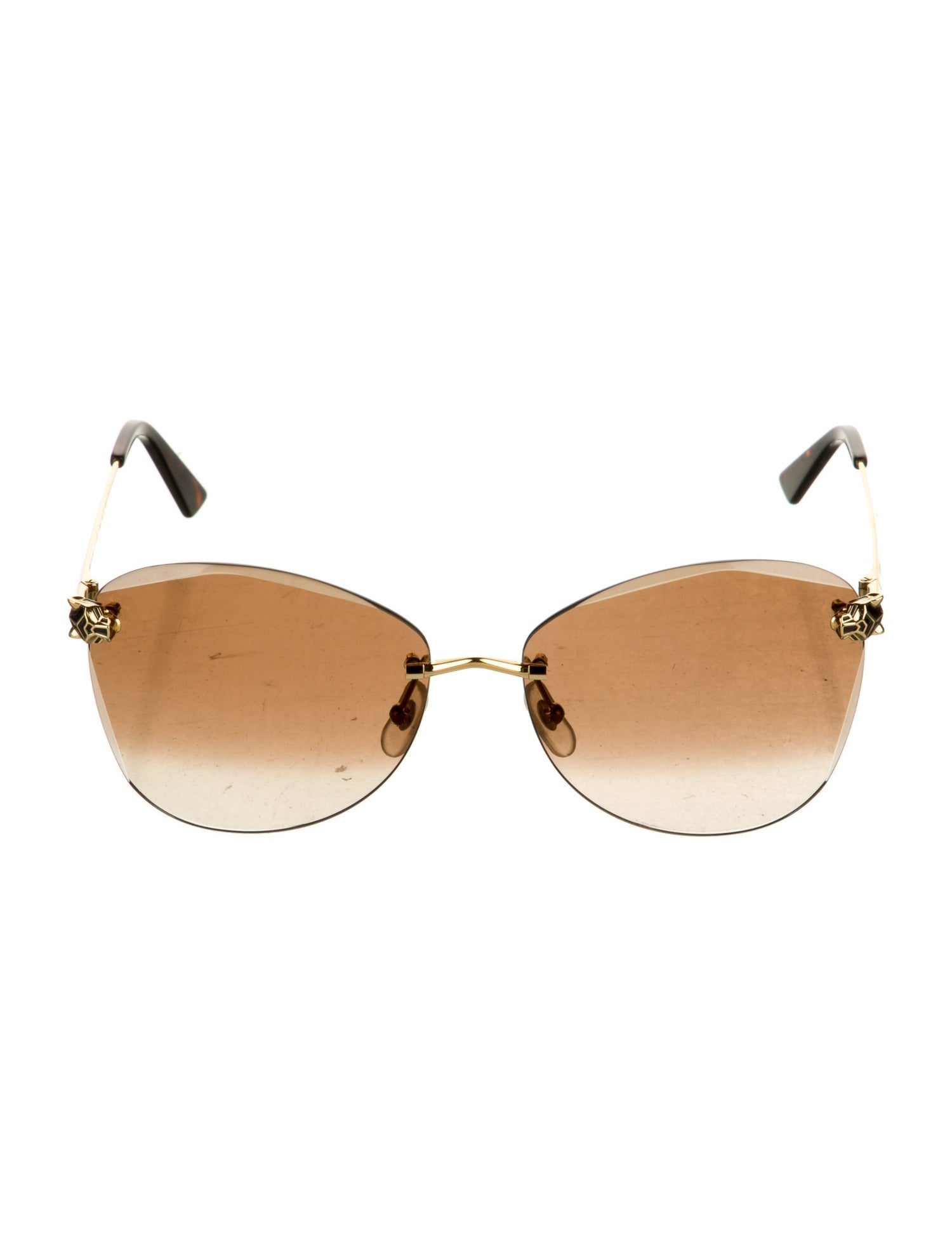 Cartier Oversize Gradient Sunglasses