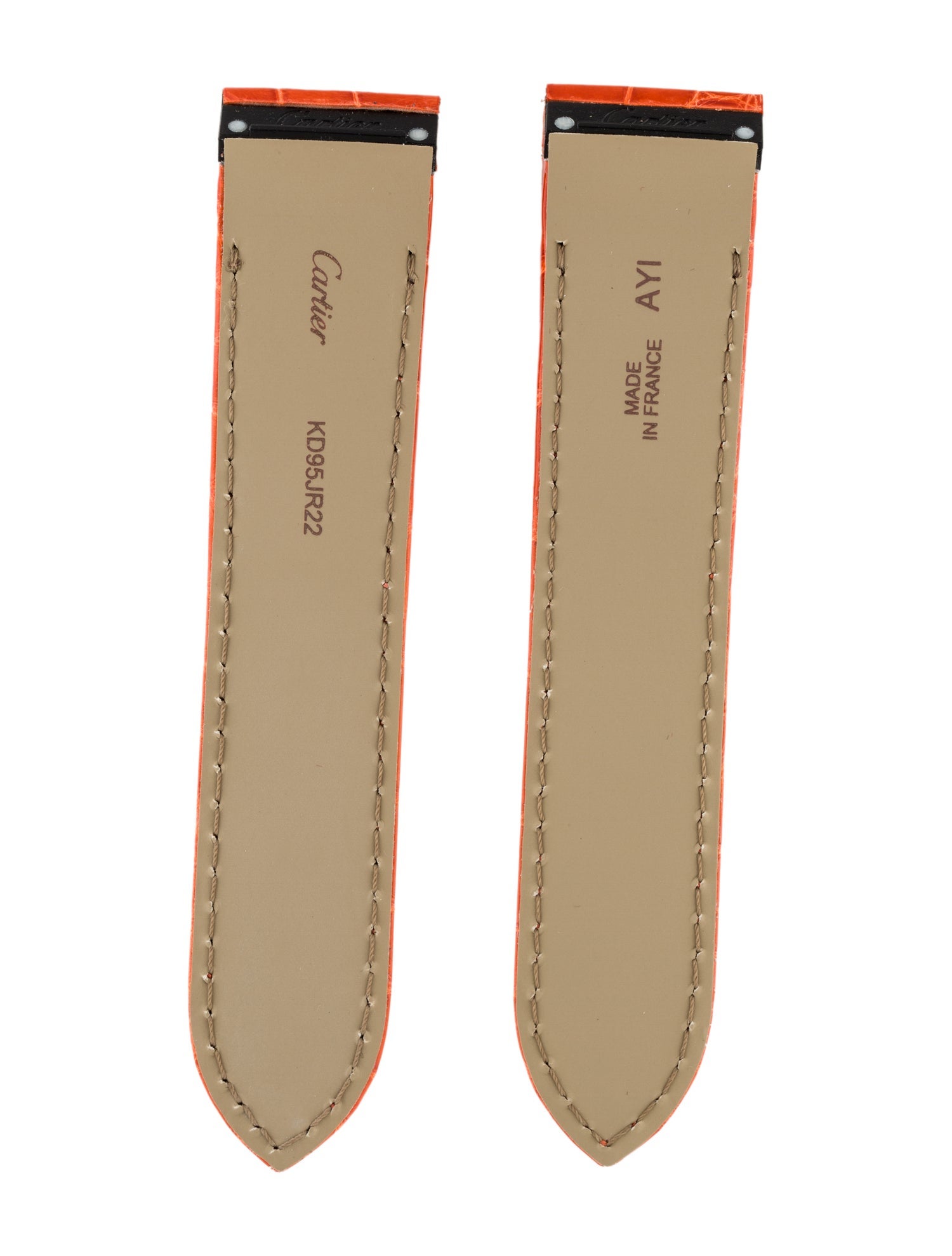 Cartier 23mm x 21mm Alligator Watch strap for Santos 100