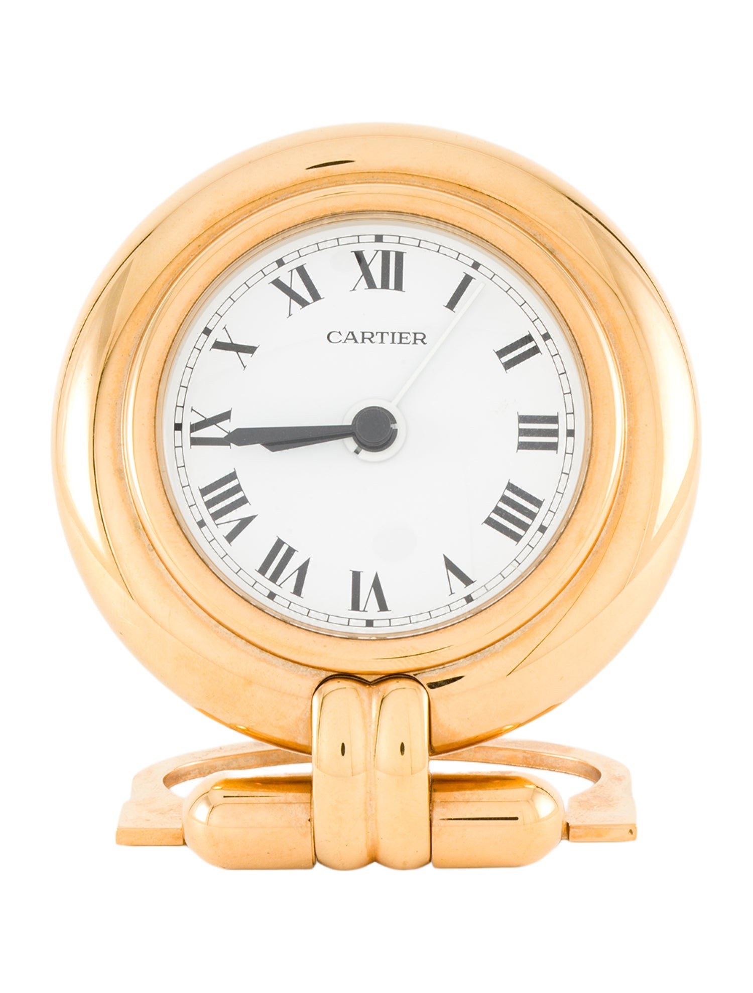 Cartier Colisee Travel Desk Alarm Clock