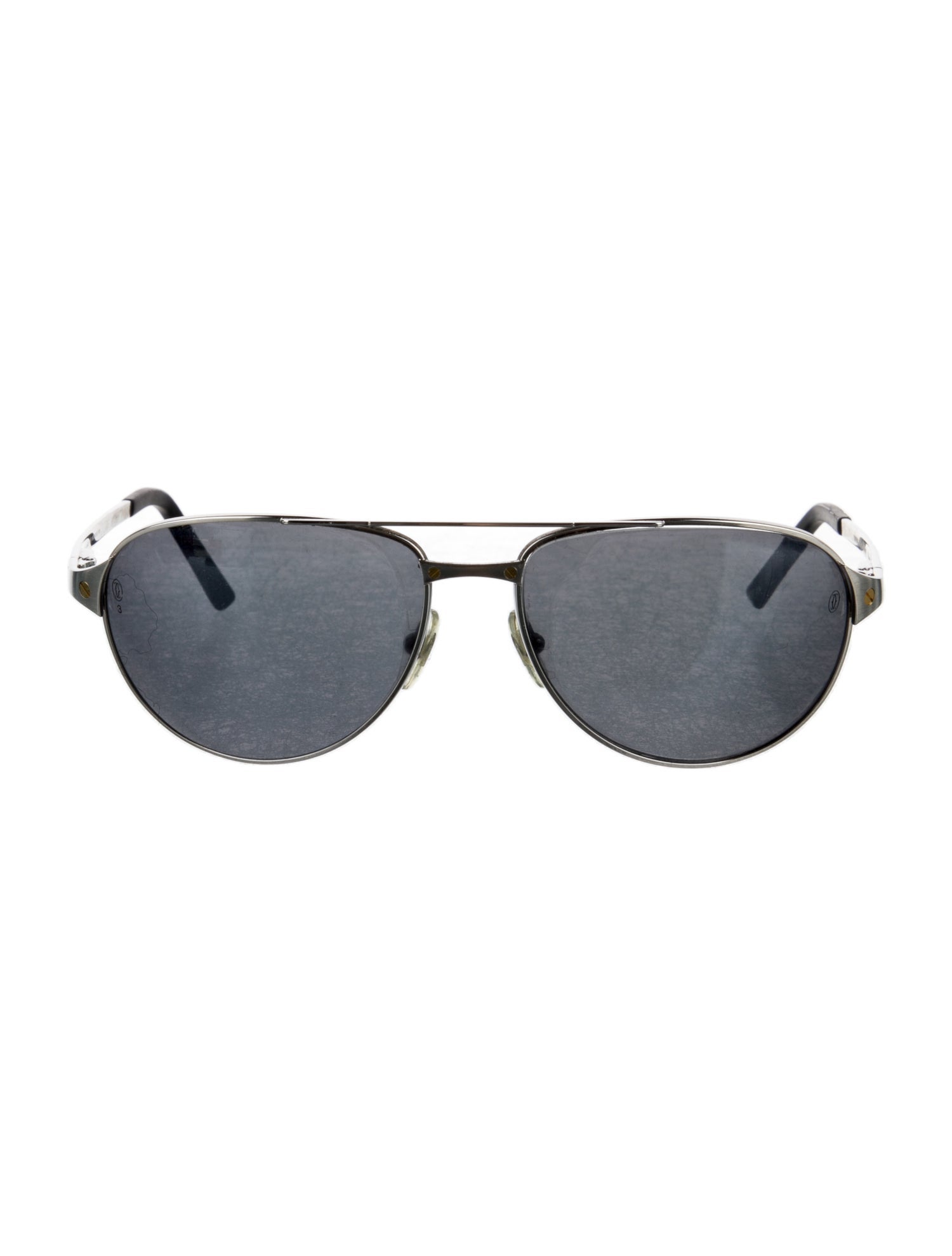 Cartier Edition Santos-Dumont Aviator Sunglasses