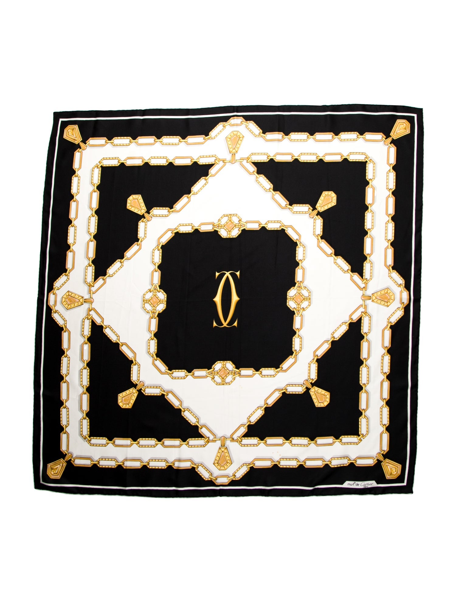 Cartier Silk Printed Scarf