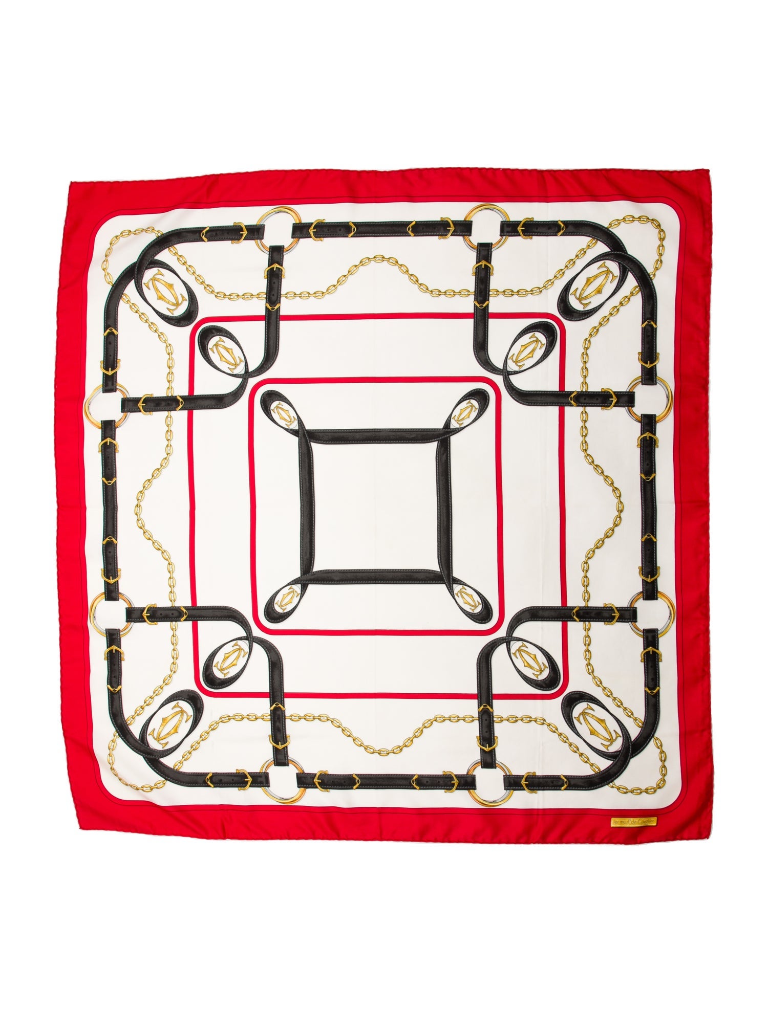 Cartier Silk Printed Scarf