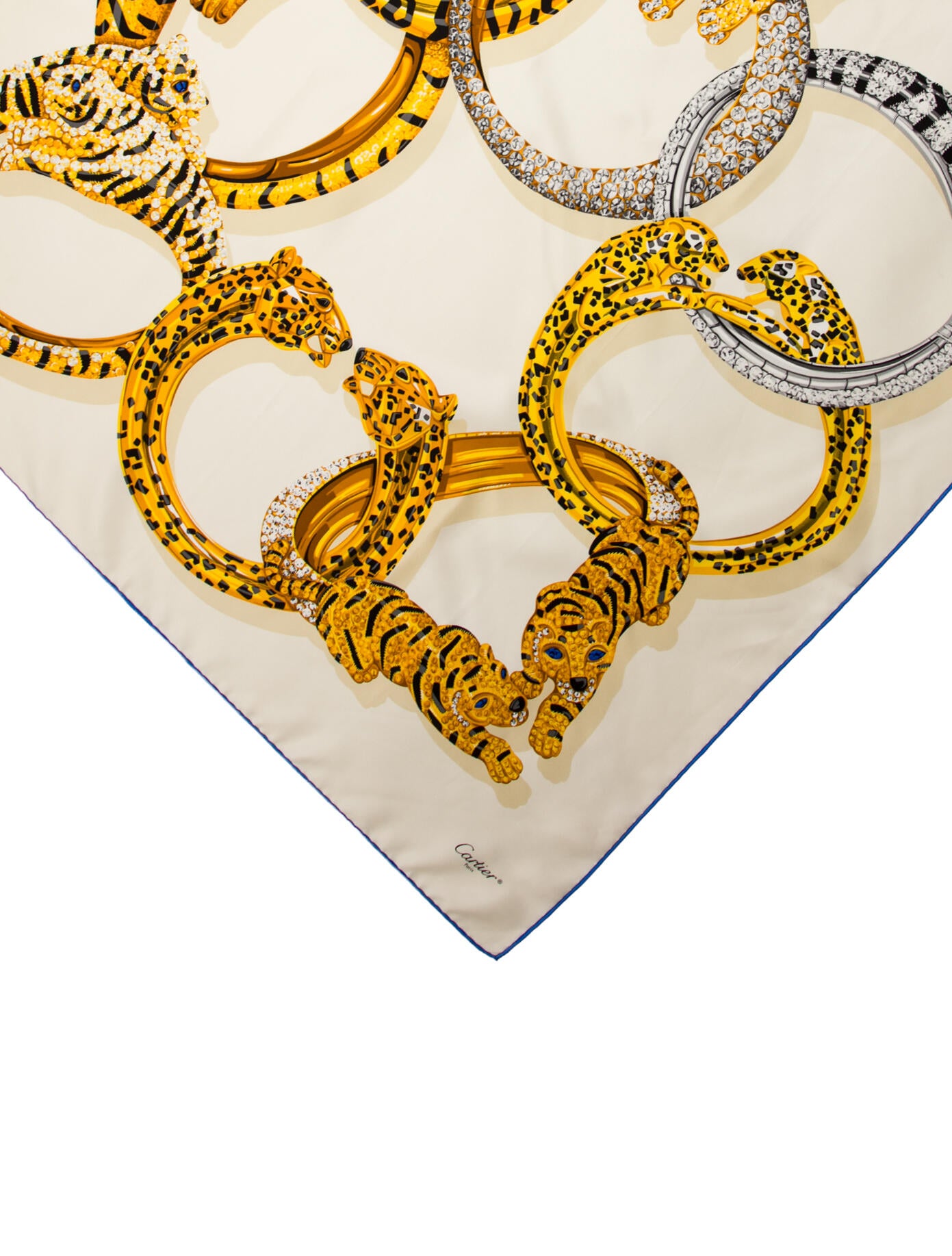 Cartier Silk Vintage Scarf