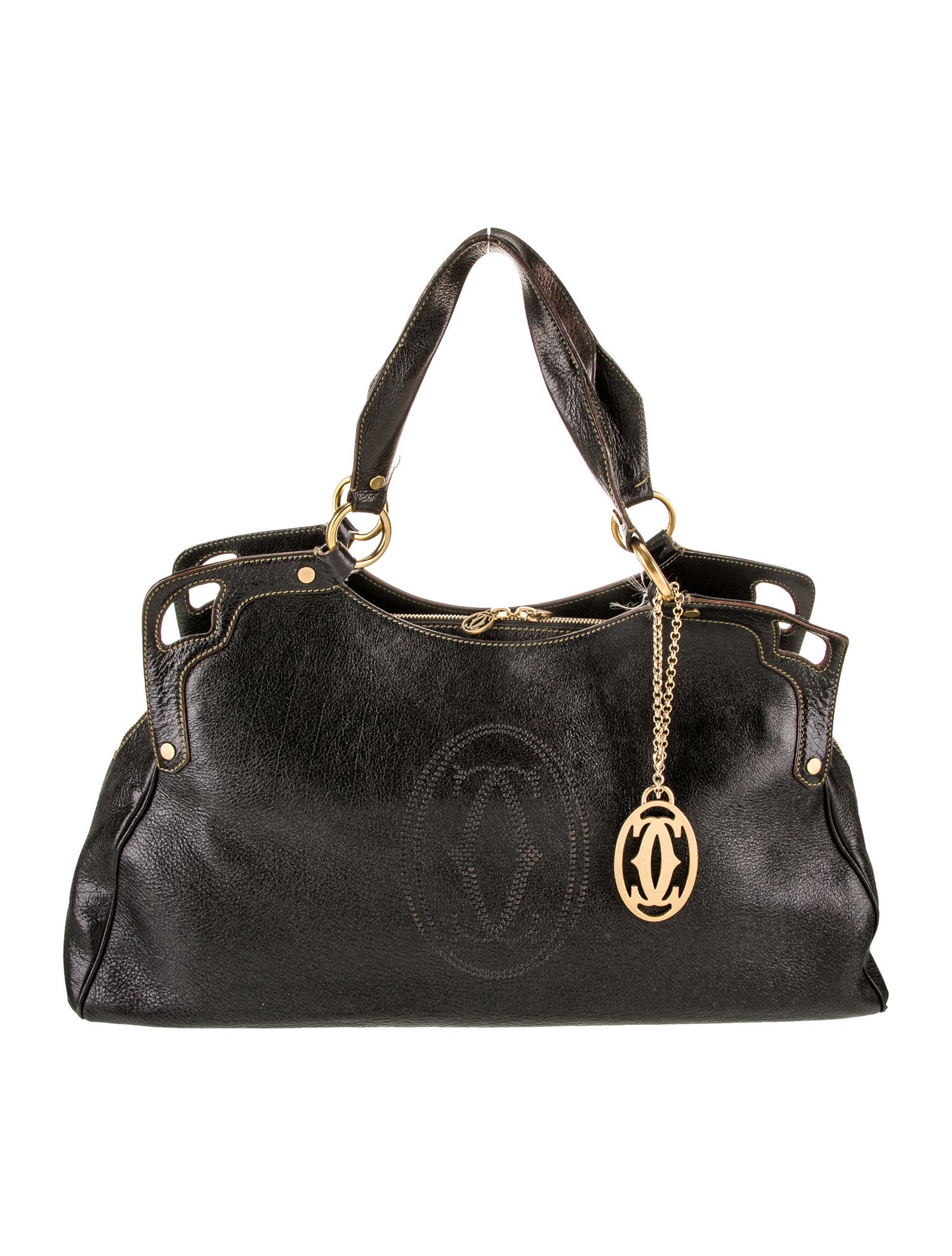 Cartier Leather Shoulder Bag