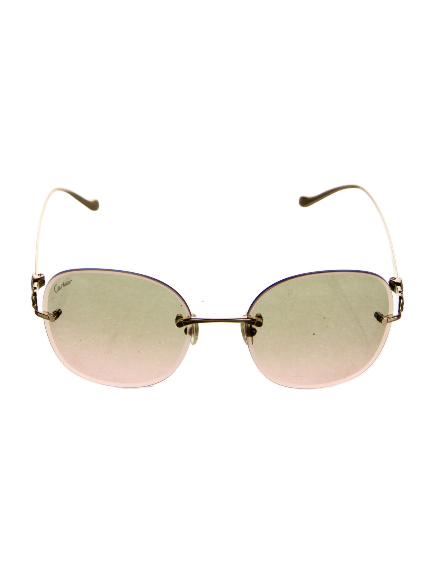 Cartier Panthere De Cartier Round Sunglasses