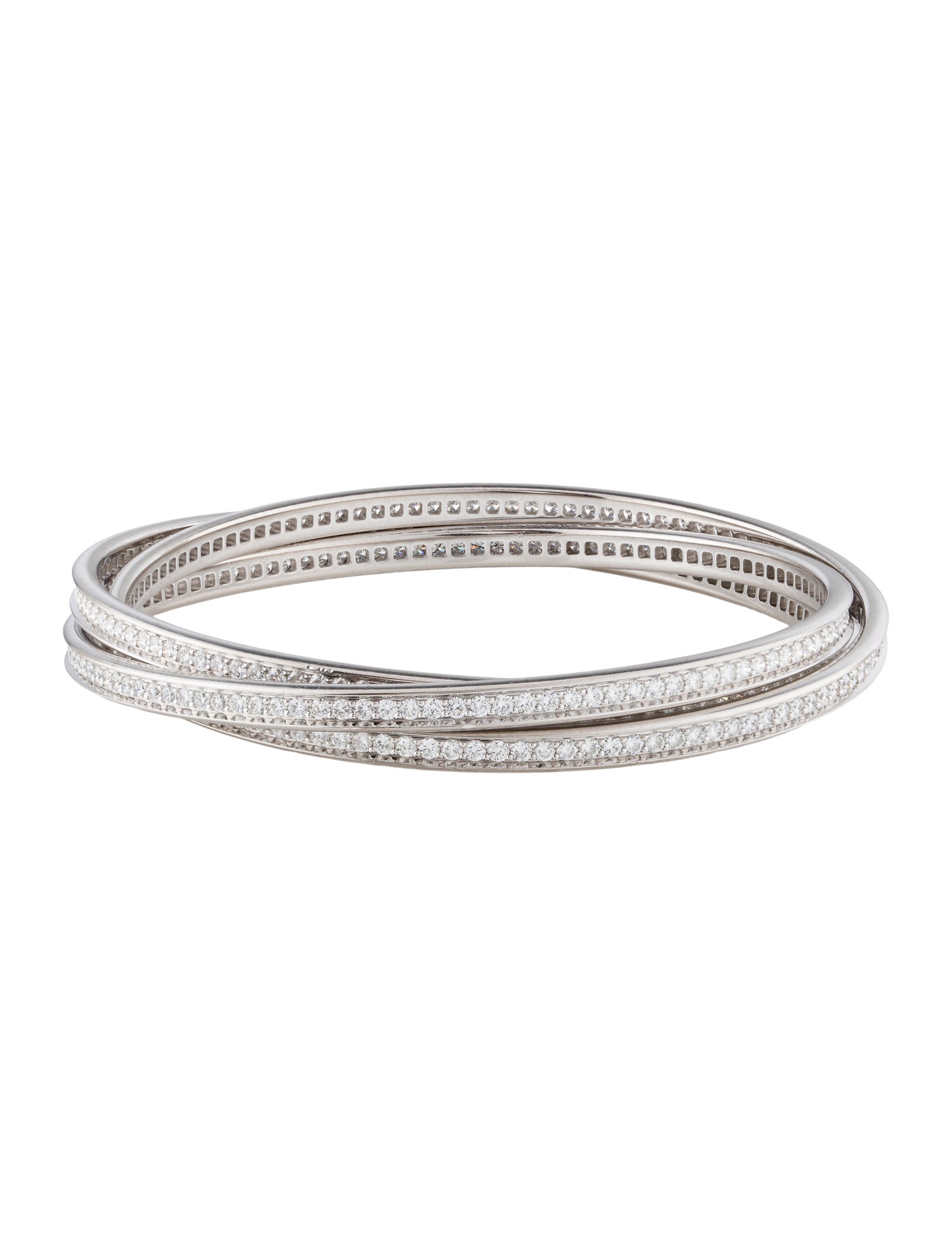 Cartier Vintage Diamond Trinity Bracelet