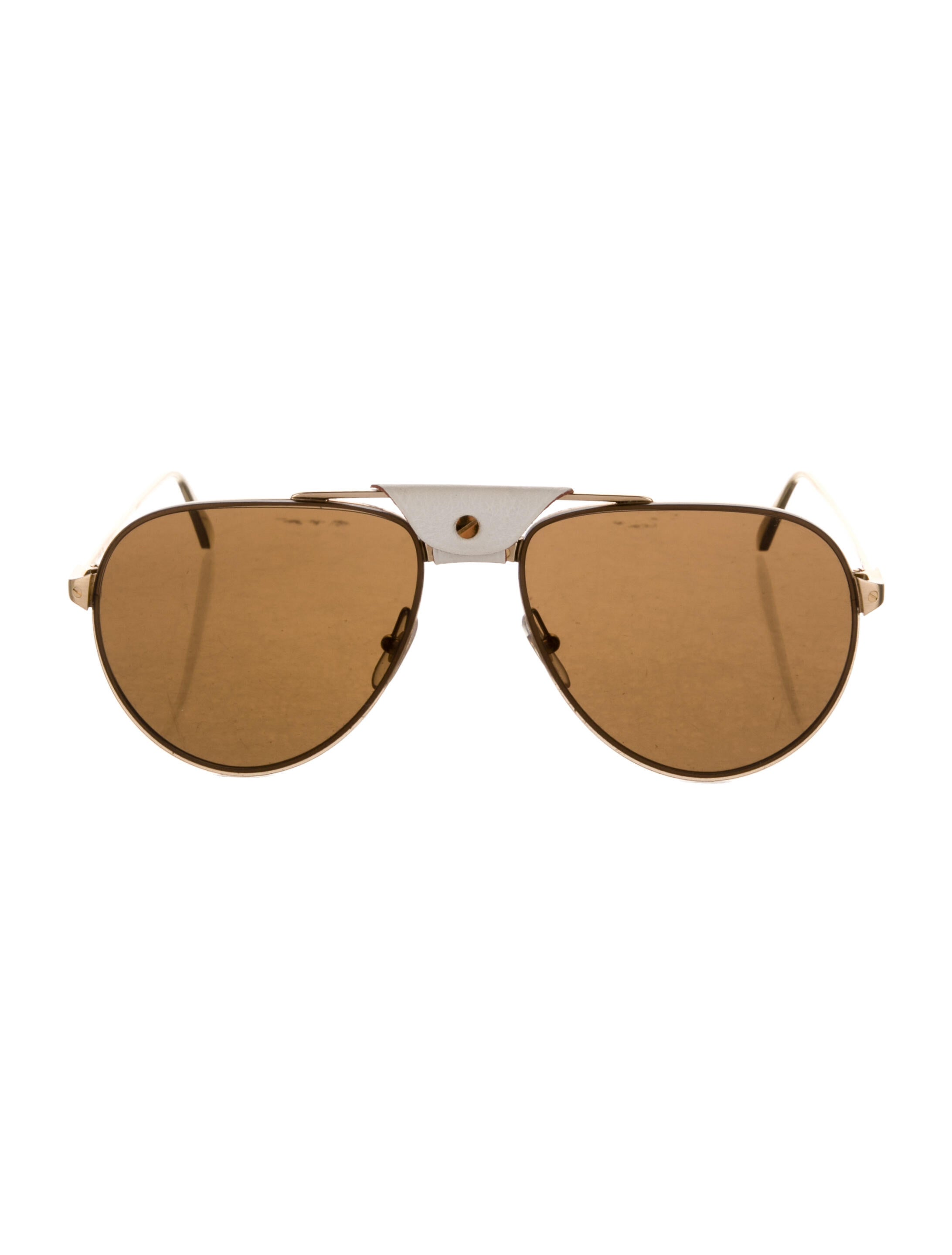 Cartier Santos de Cartier Aviator Sunglasses