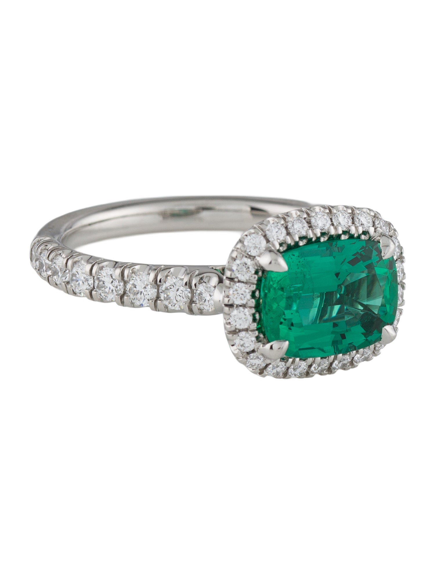 Cartier Destinée Solitaire, Emerald Paved Ring