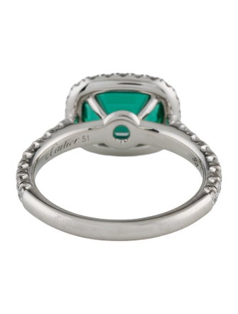 Cartier Destinée Solitaire, Emerald Paved Ring