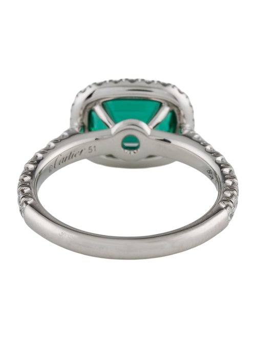 Cartier Destinée Solitaire, Emerald Paved Ring