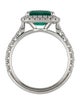 Cartier Destinée Solitaire, Emerald Paved Ring