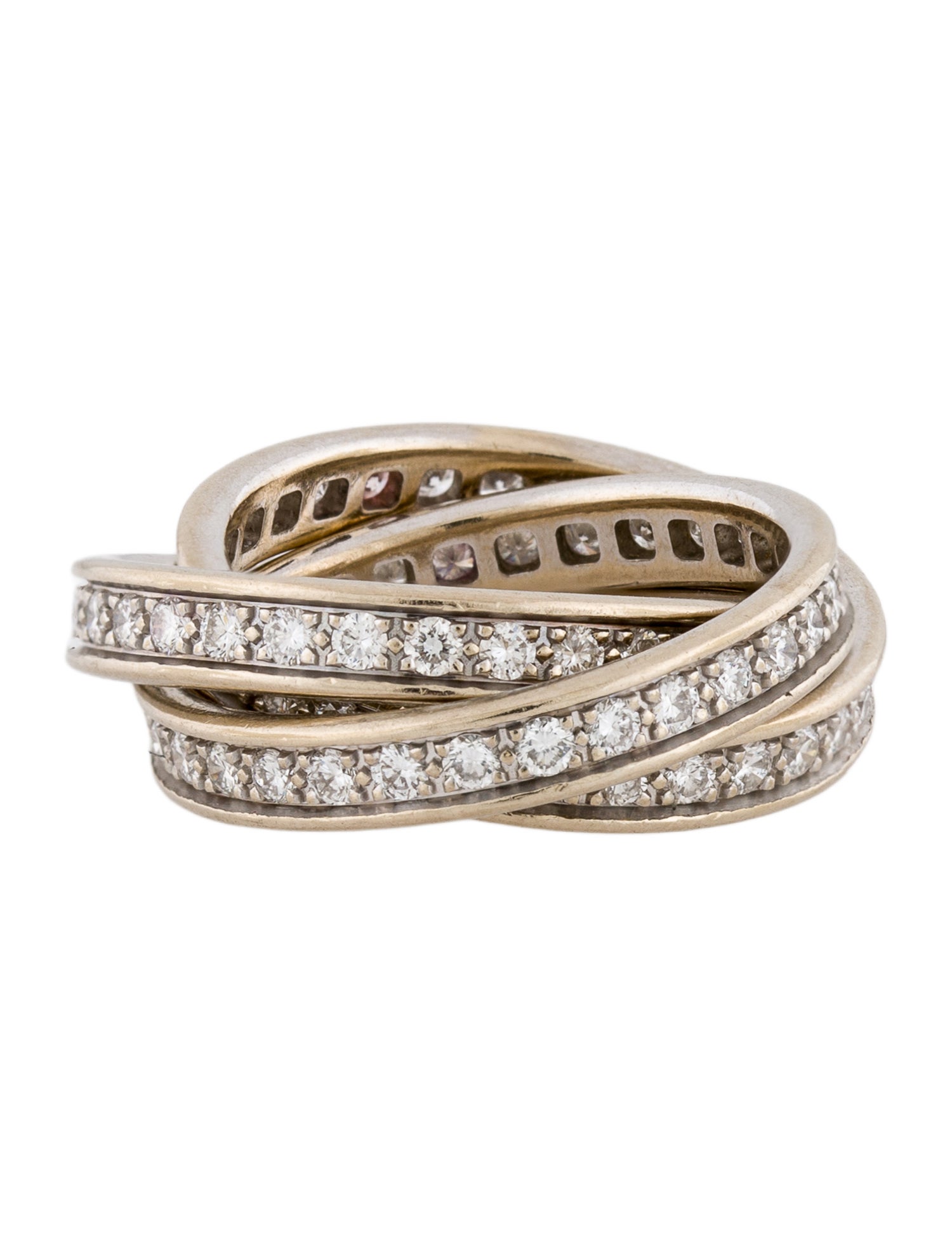 Cartier Vintage Diamond Trinity Ring