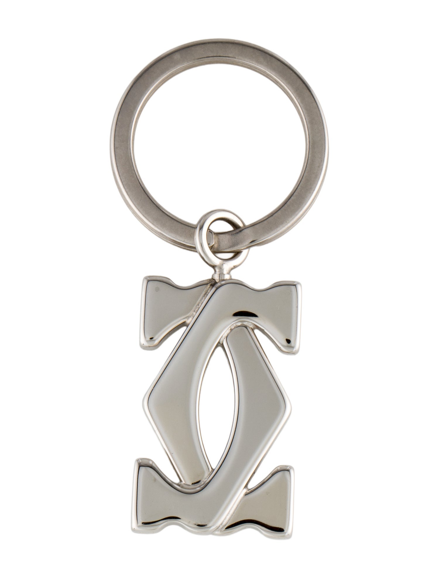 Cartier Logo Stainless Steel Keychain