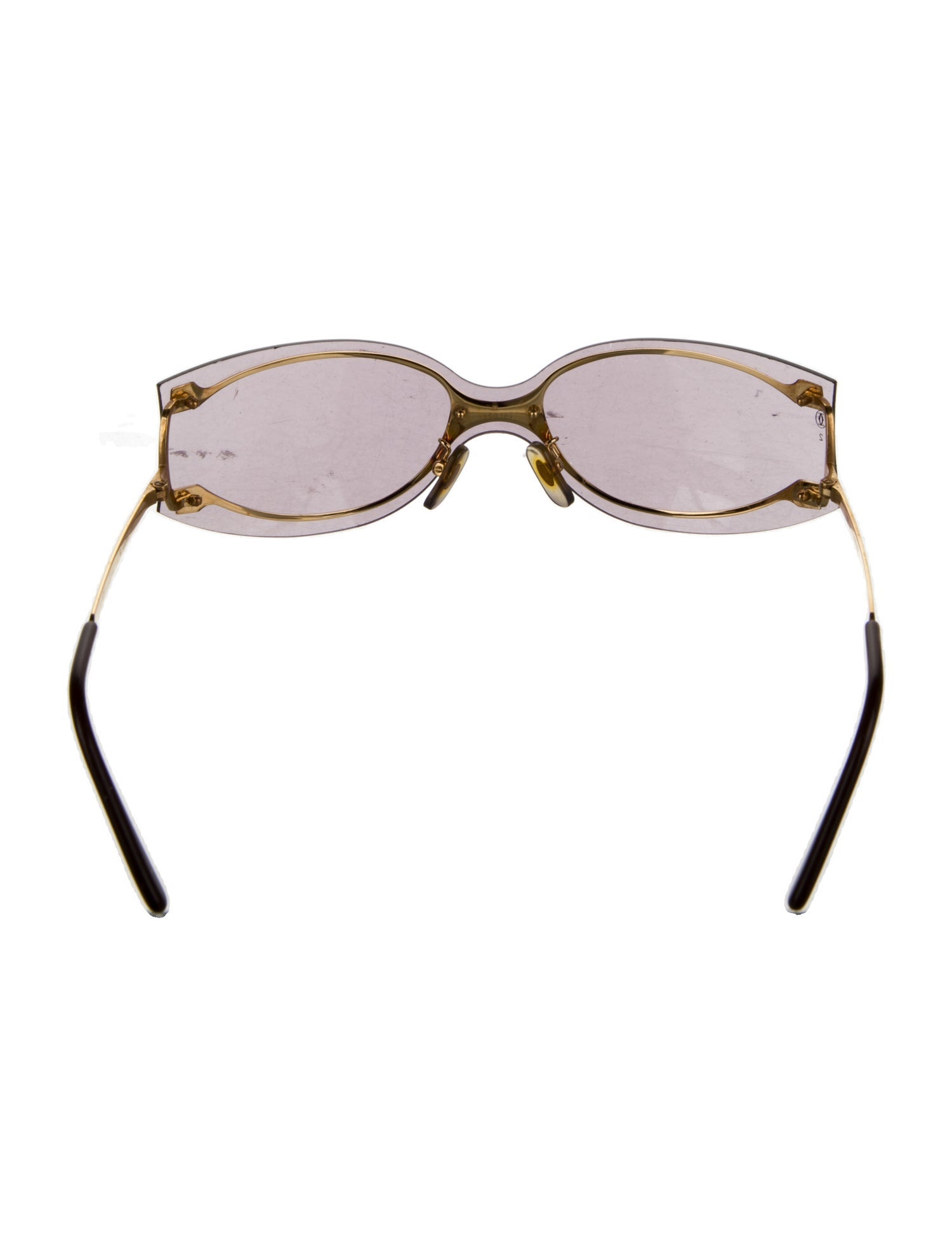 Cartier Shield Tinted Sunglasses